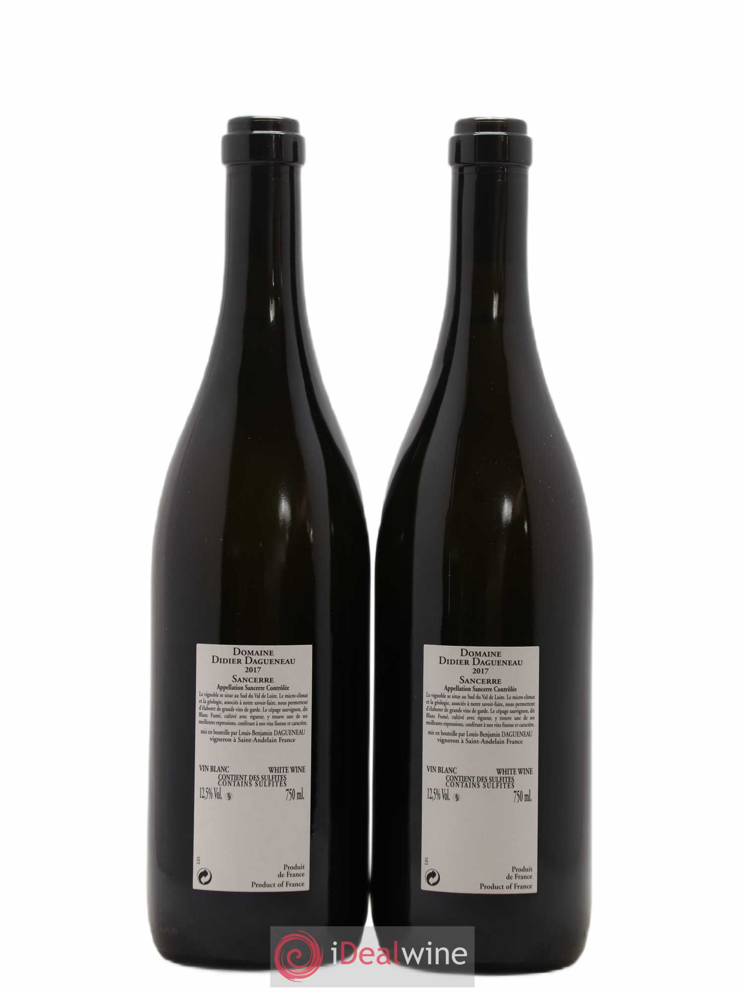Sancerre En Chailloux Domaine Dagueneau 2017 - Posten von 2 Flaschen - 1