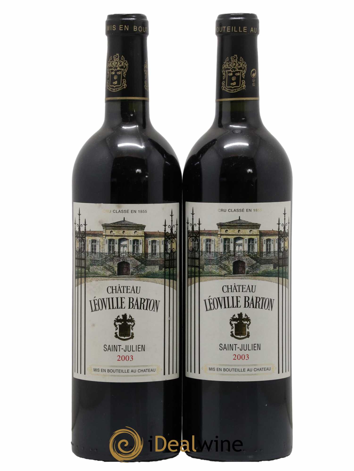 Château Léoville Barton 2ème Grand Cru Classé 2003 - Lot de 2 bouteilles - 0