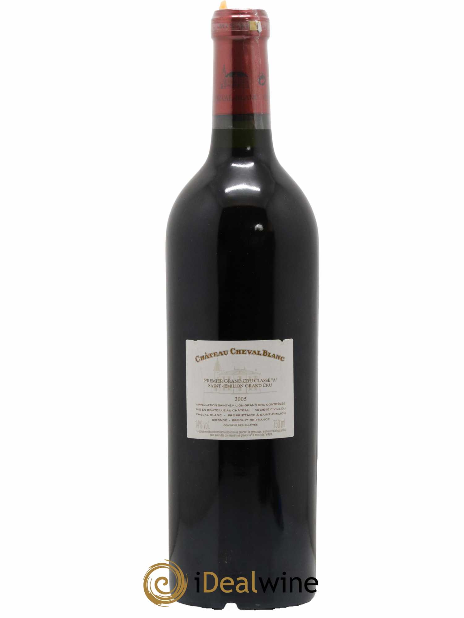 Château Cheval Blanc 1er Grand Cru Classé A 2005 - Lot de 1 bouteille - 1