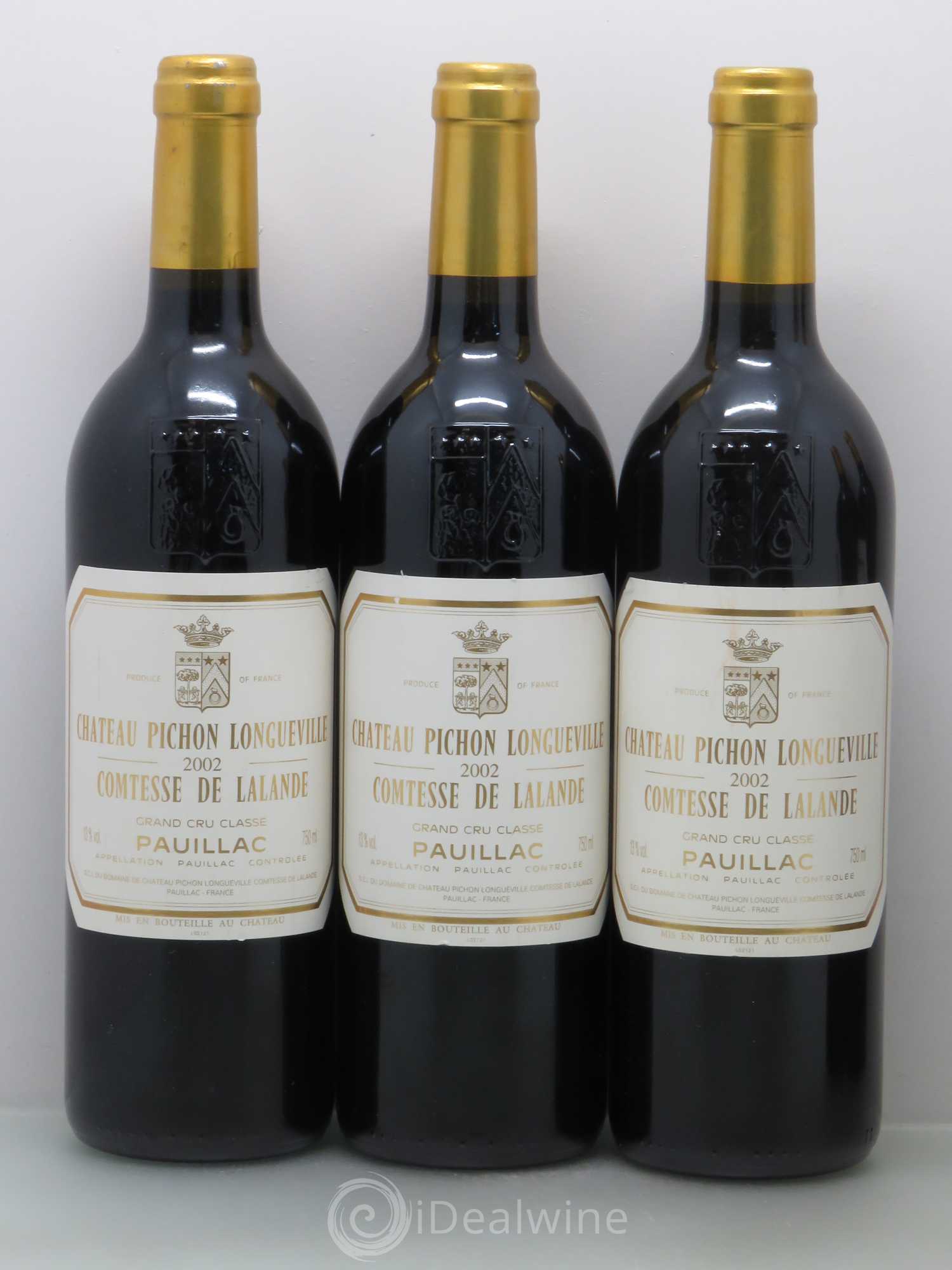 Château Pichon Longueville Comtesse de Lalande 2ème Grand Cru Classé 2002 - Lot de 5 bouteilles - 1