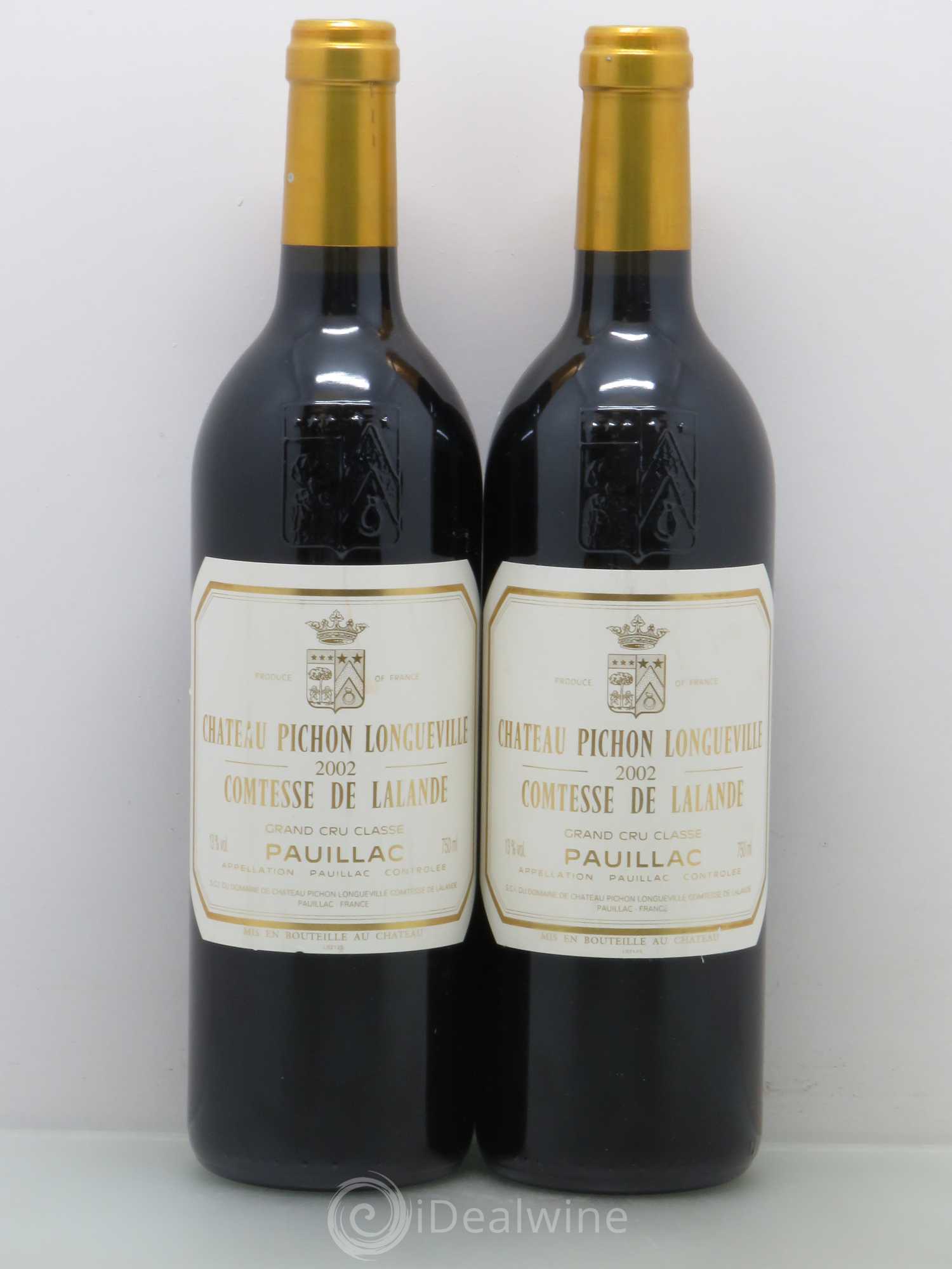 Château Pichon Longueville Comtesse de Lalande 2ème Grand Cru Classé 2002 - Lot de 5 bouteilles - 2
