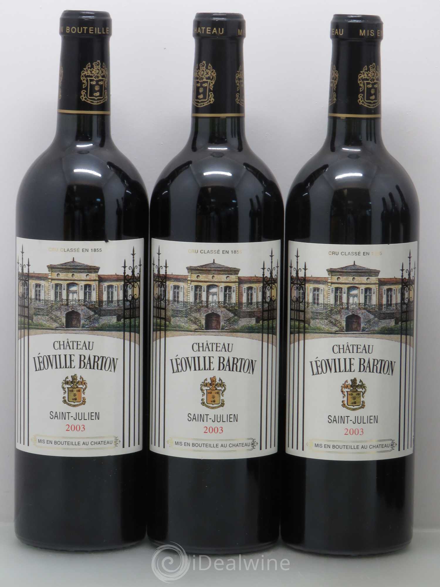 Château Léoville Barton 2ème Grand Cru Classé 2003 - Lot de 6 bouteilles - 1