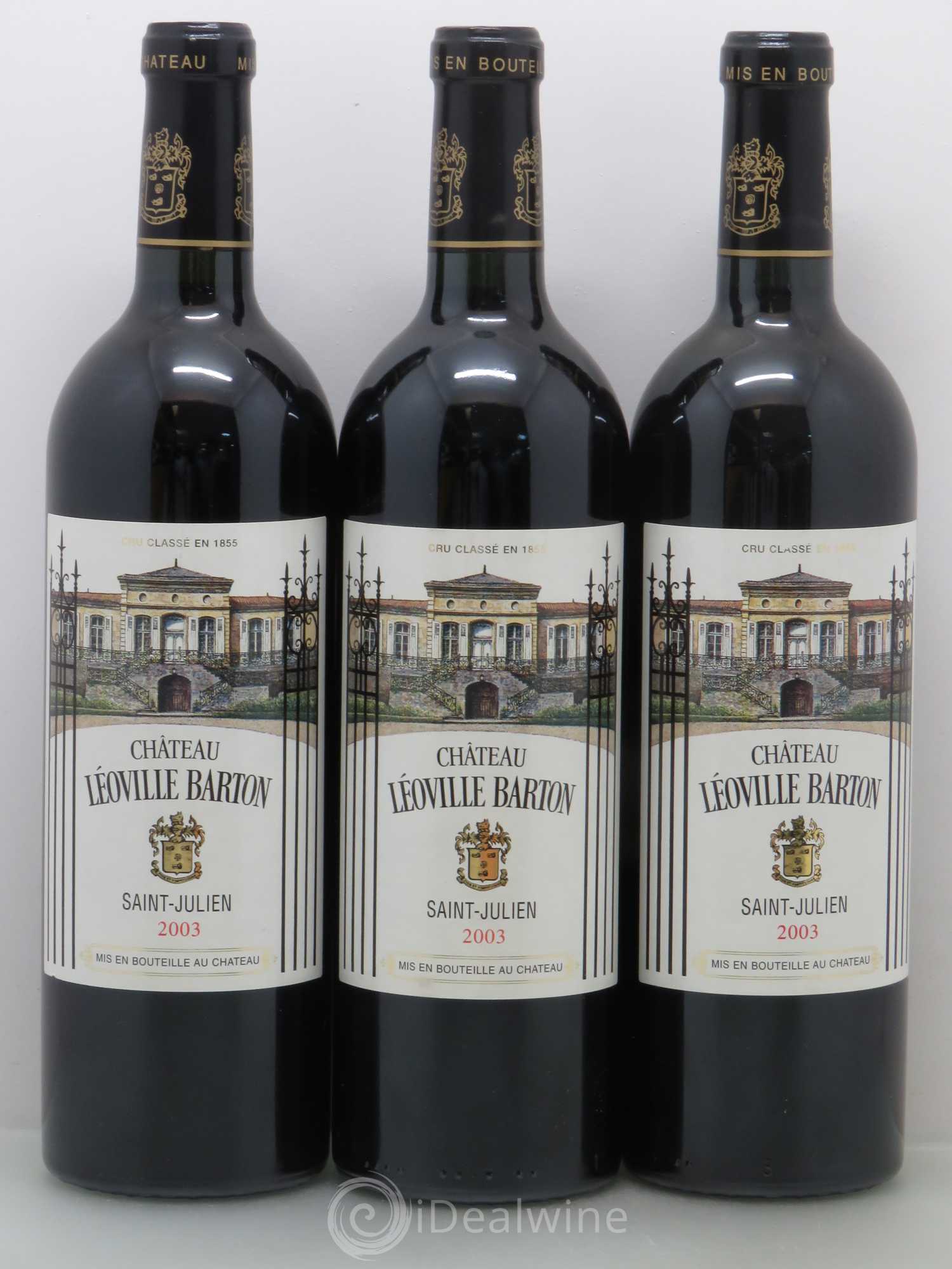 Château Léoville Barton 2ème Grand Cru Classé 2003 - Lot de 6 bouteilles - 2