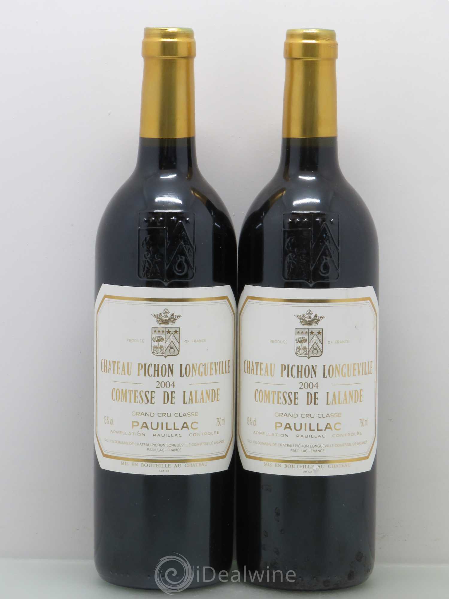 Château Pichon Longueville Comtesse de Lalande 2ème Grand Cru Classé 2004 - Lot de 2 bouteilles - 0