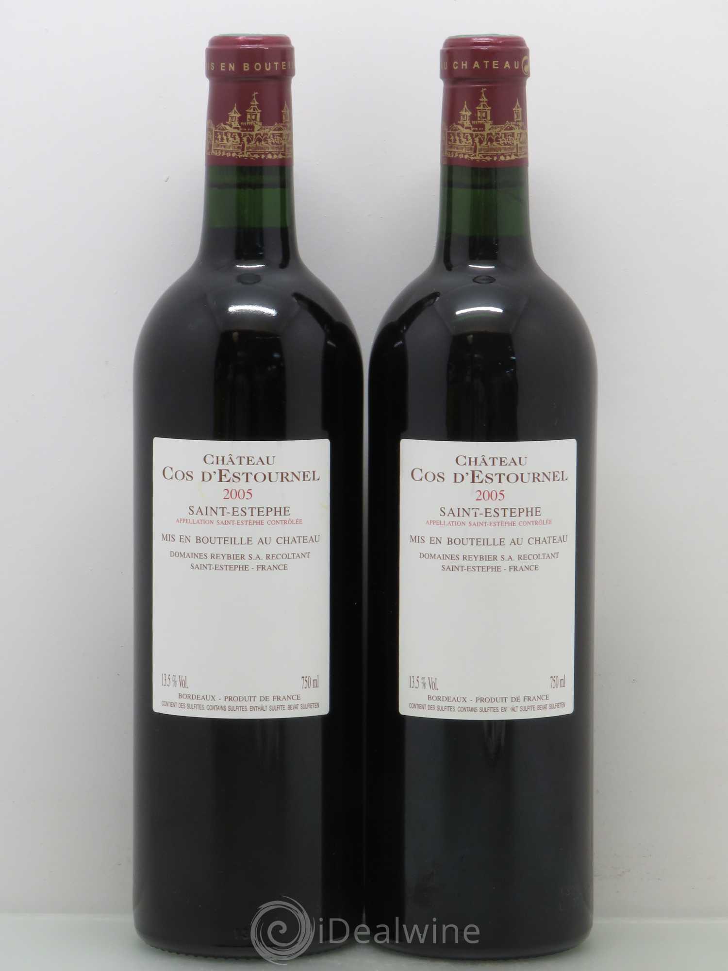 Cos d'Estournel 2ème Grand Cru Classé 2005 - Lot de 2 bouteilles - 1