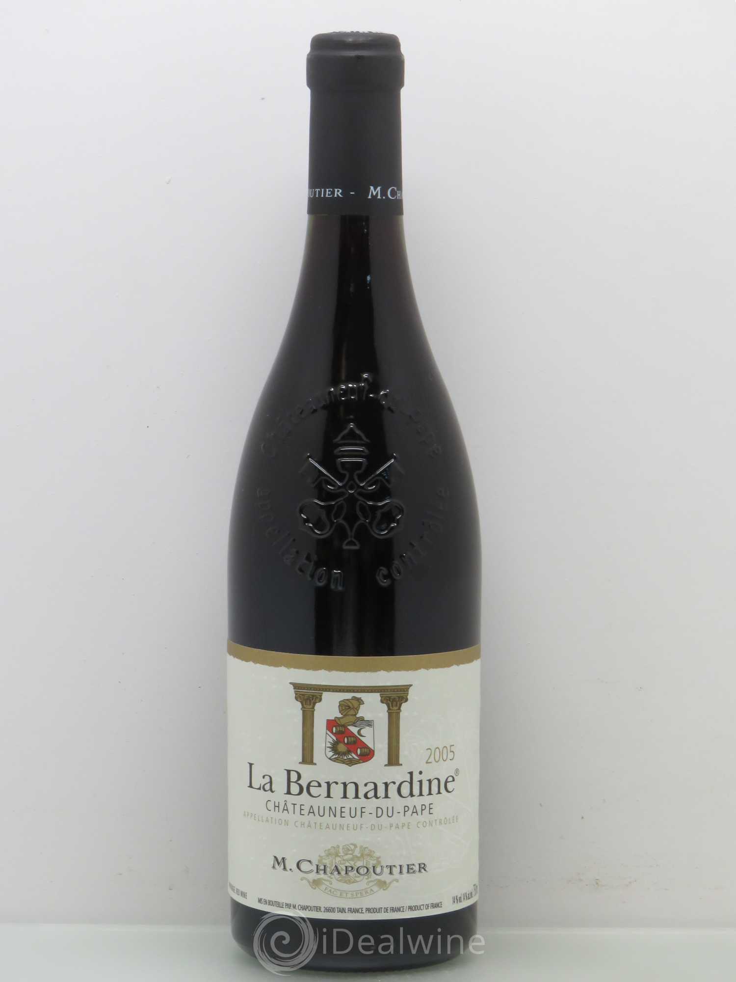 Châteauneuf-du-Pape La Bernardine Chapoutier 2005 - Lot de 1 bouteille - 0