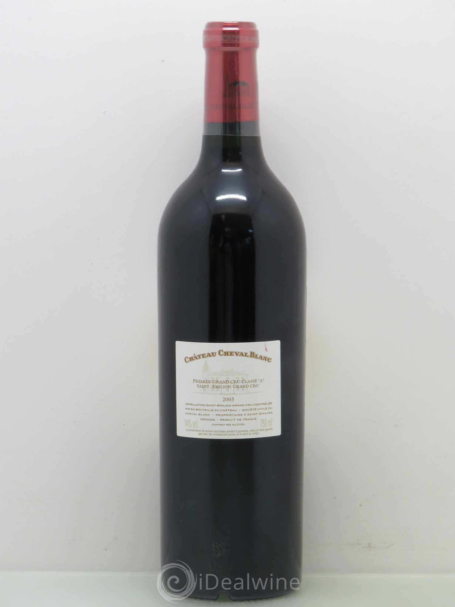 Château Cheval Blanc 1er Grand Cru Classé A 2005 - Lot de 1 bouteille - 1