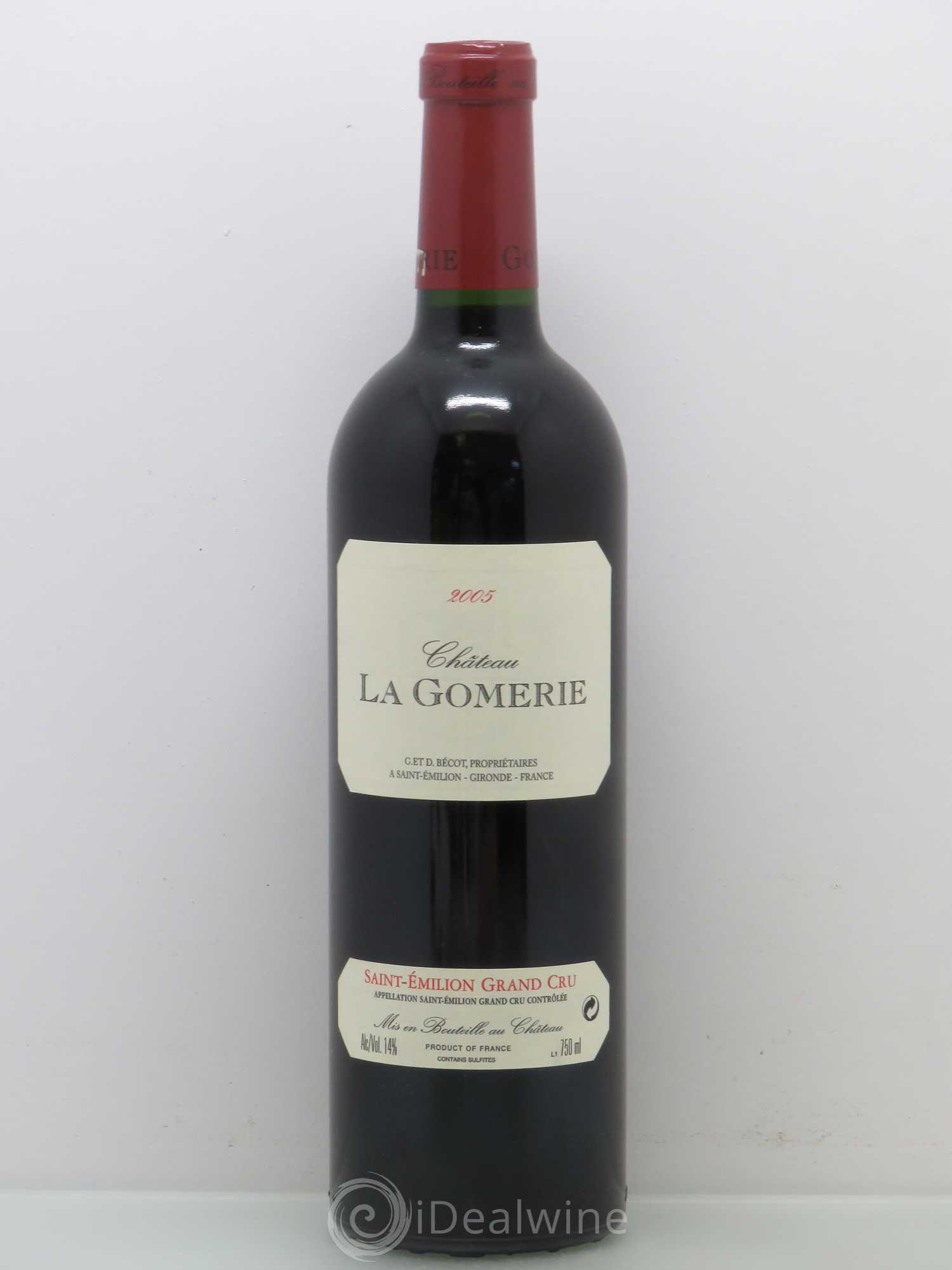 Château La Gomerie 2005 - Lot de 1 bouteille - 0