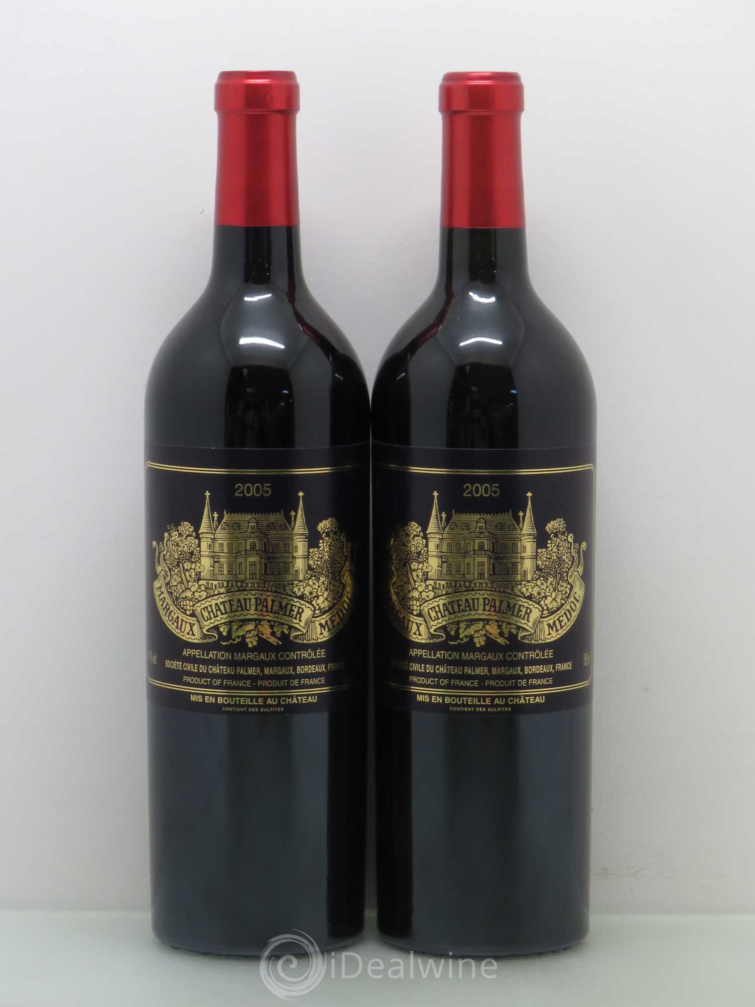 Château Palmer 3ème Grand Cru Classé 2005 - Lot de 2 bouteilles - 0