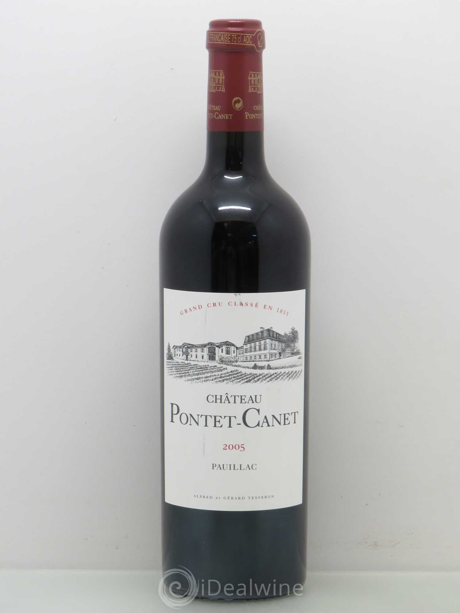 Château Pontet Canet 5ème Grand Cru Classé 2005 - Lot de 1 bouteille - 0