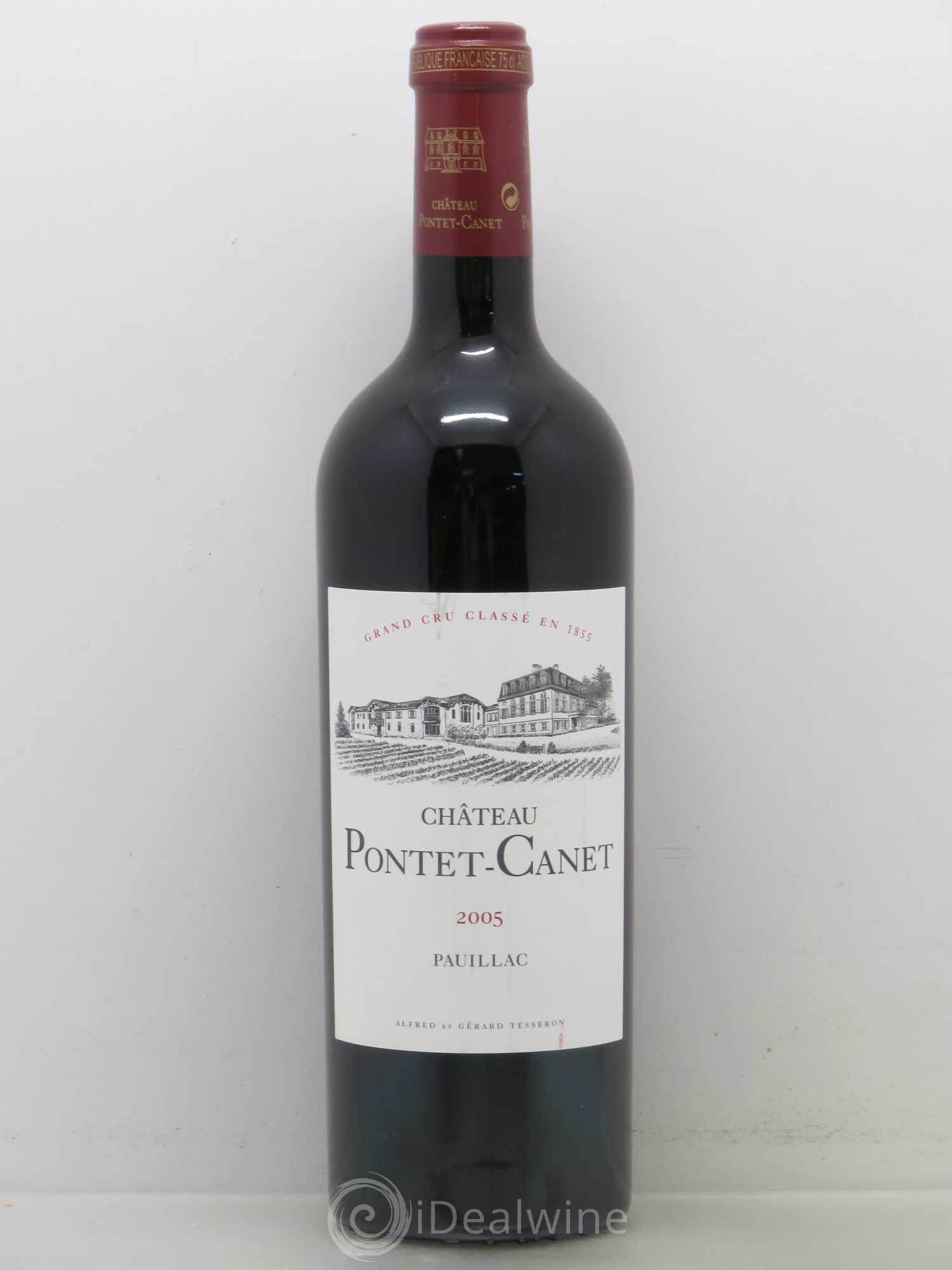 Château Pontet Canet 5ème Grand Cru Classé 2005 - Lot de 1 bouteille - 0