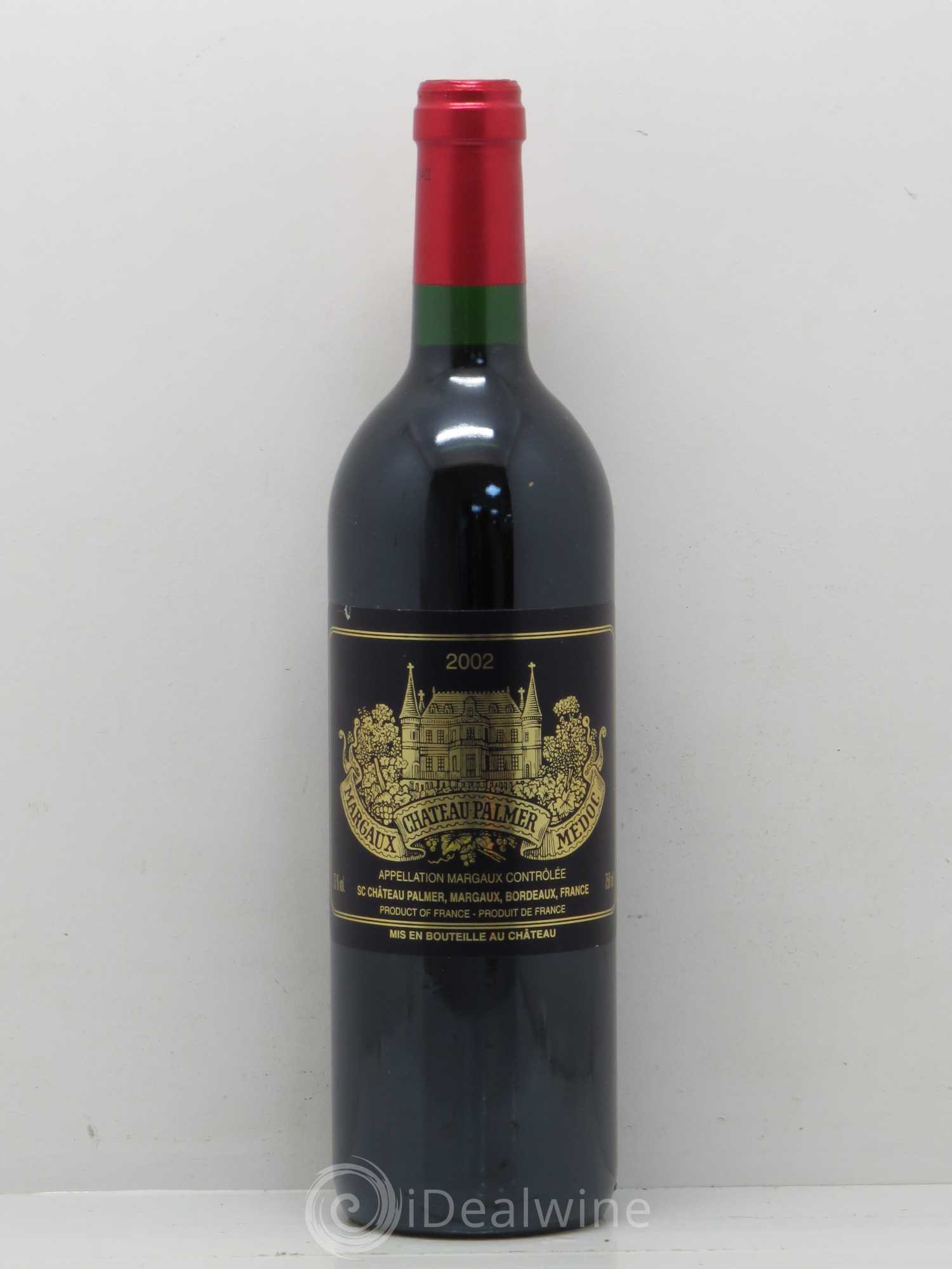 Château Palmer 3ème Grand Cru Classé 2002 - Lot de 1 bouteille - 0