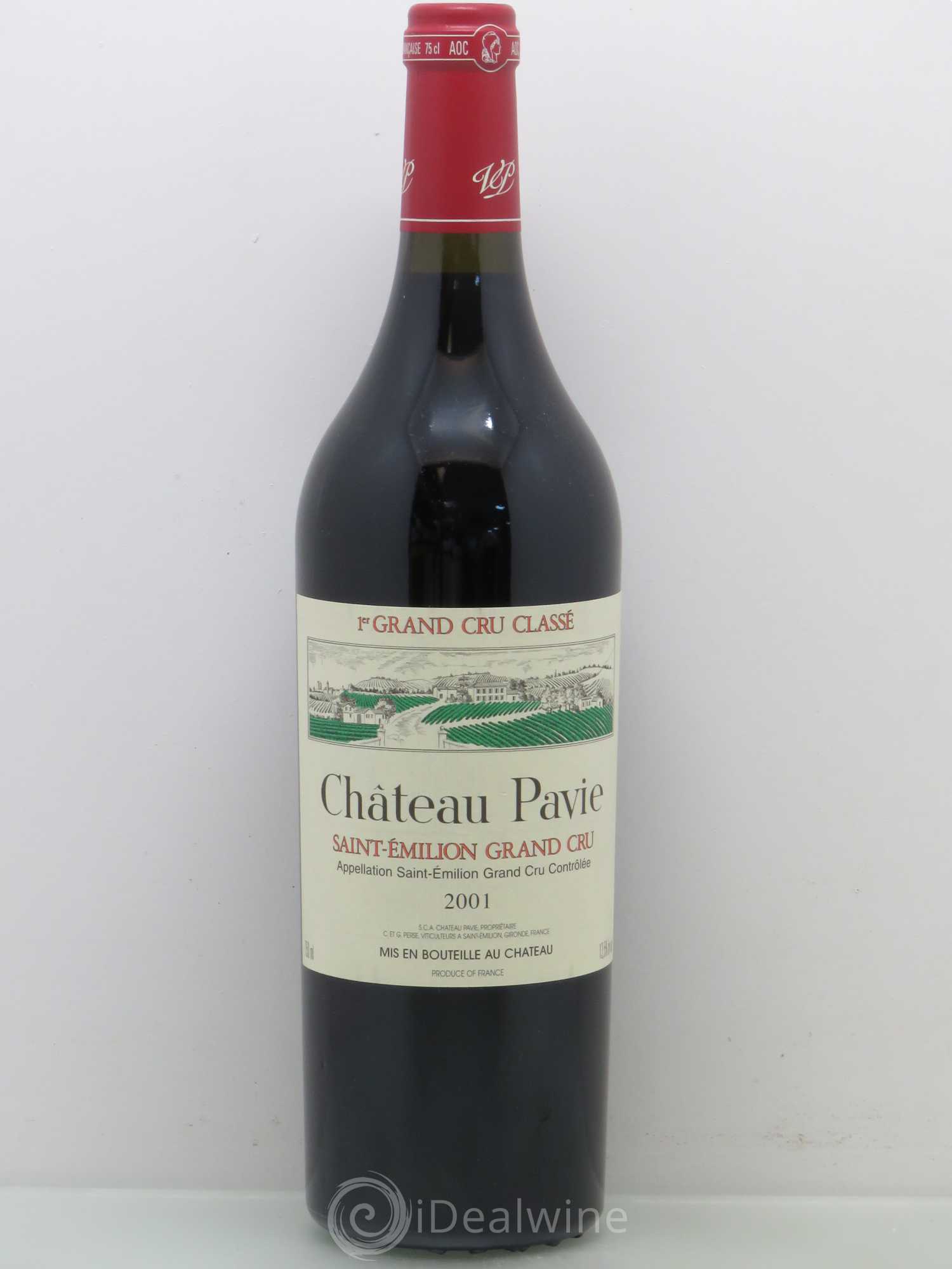 Château Pavie 1er Grand Cru Classé A 2001 - Lot de 1 bouteille - 0
