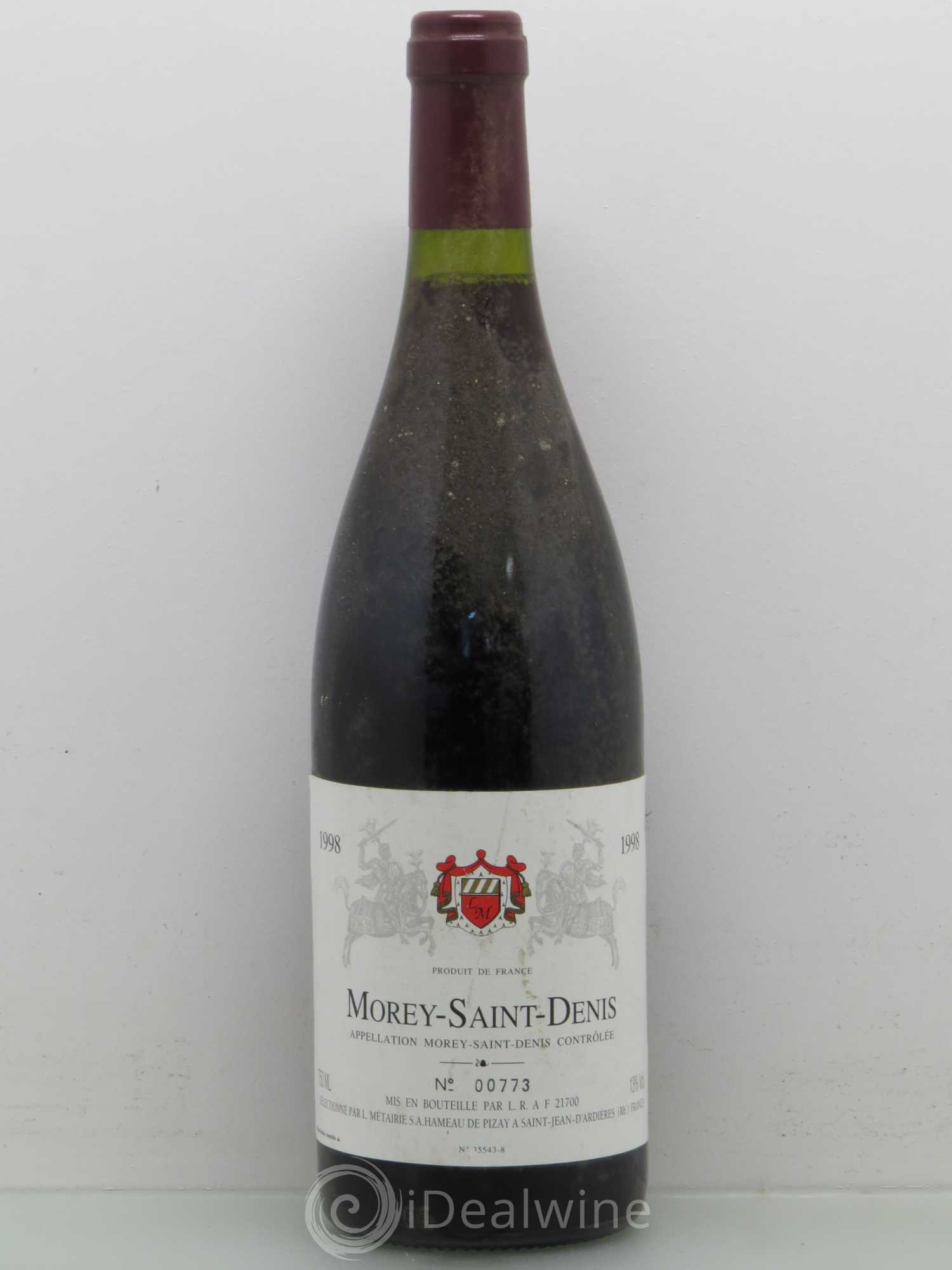 Morey-Saint-Denis Metairie Sa (sans prix de réserve) 1998 - Posten von 1 Flasche - 0