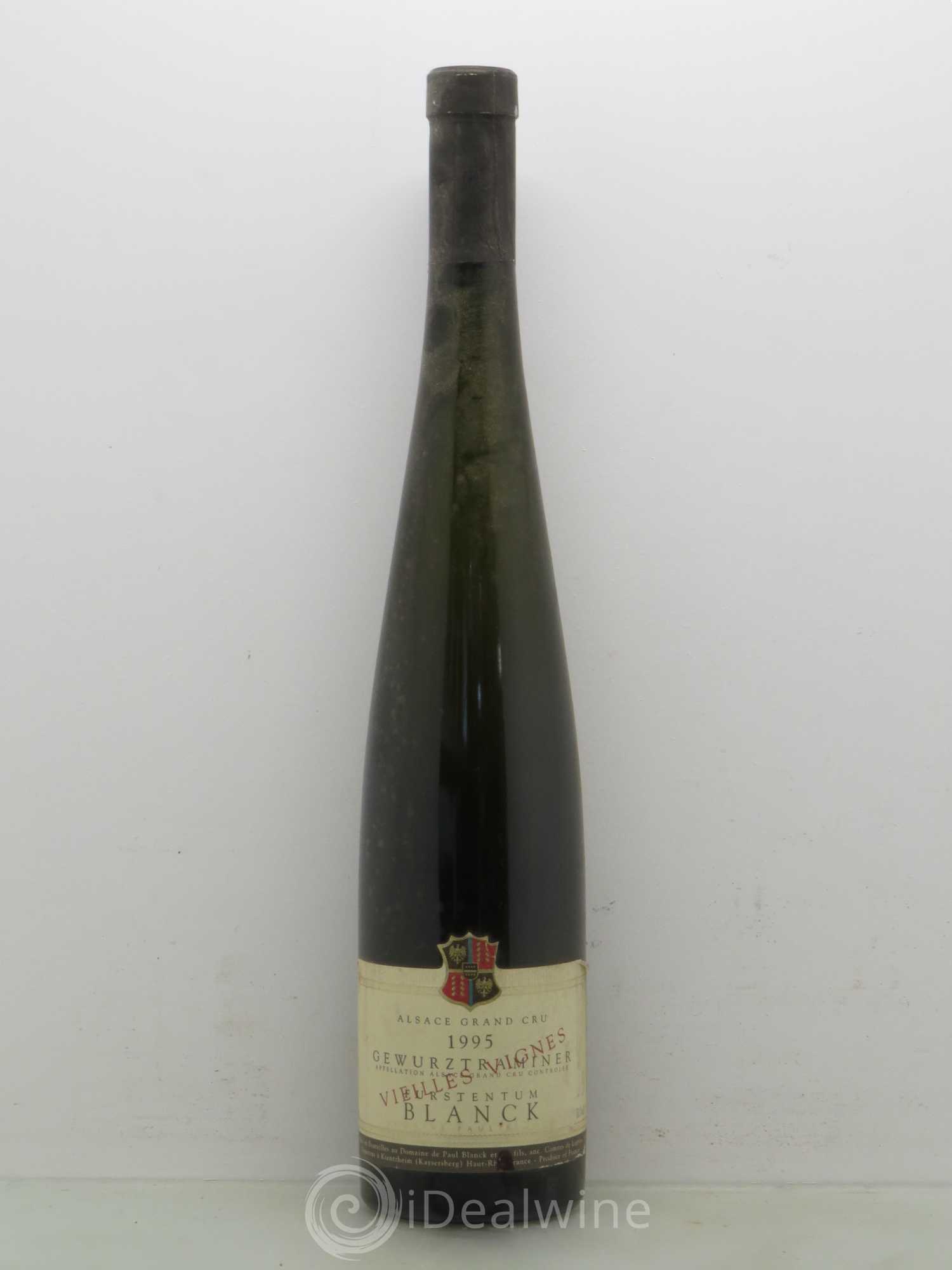 Gewurztraminer Grand Cru Furstentum vieilles vignes - Blanck 1995 - Lotto di 1 bottiglia - 0