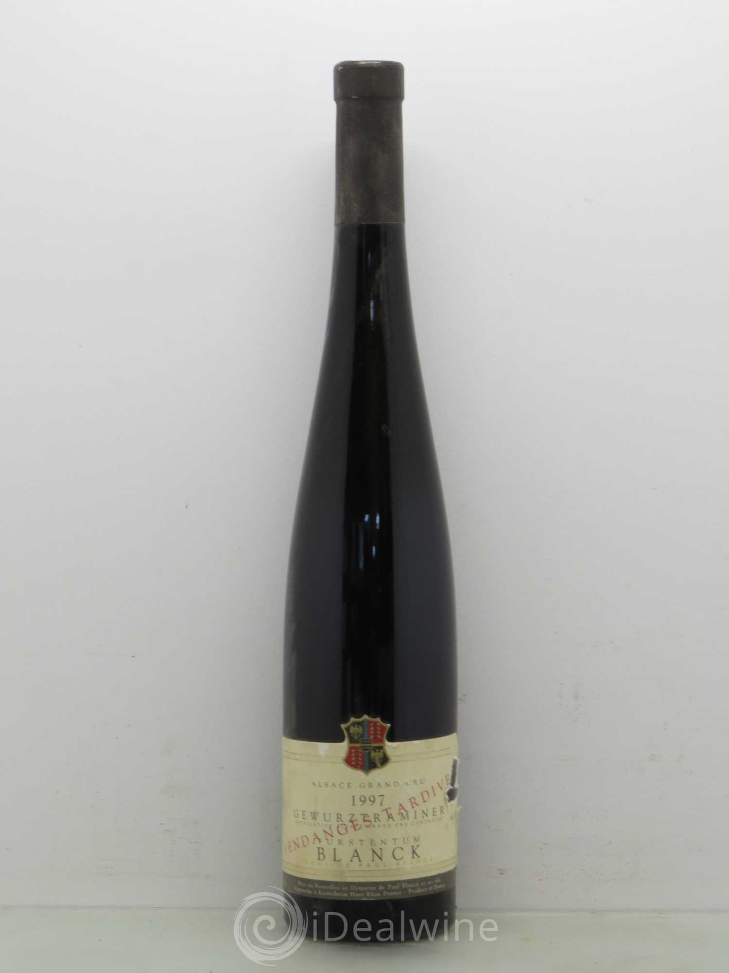 Gewurztraminer Grand Cru Fustentum vendanges tardives - Blanck (sans prix de réserve) 1997 - Posten von 1 Flasche - 0