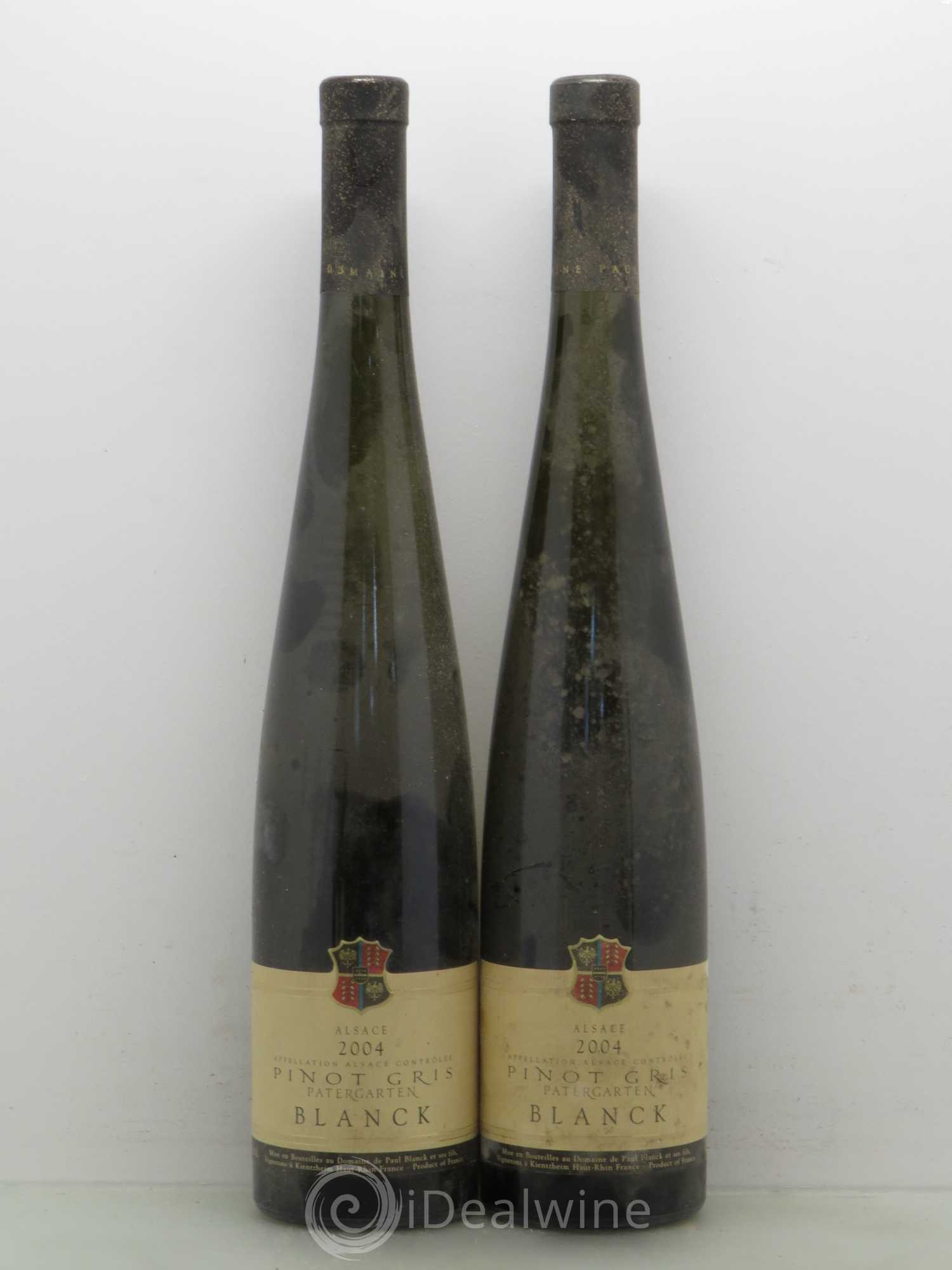 Pinot Gris Partergarten - Blanck 2004 - Posten von 2 Flaschen - 0