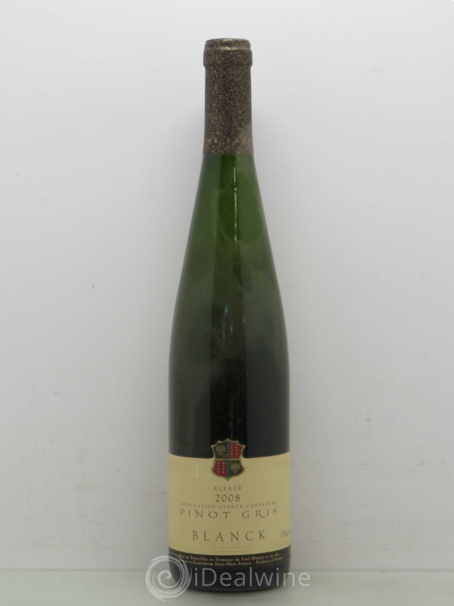 Pinot Gris Blanck (sans prix de réserve) 2008 - Posten von 1 Flasche - 0