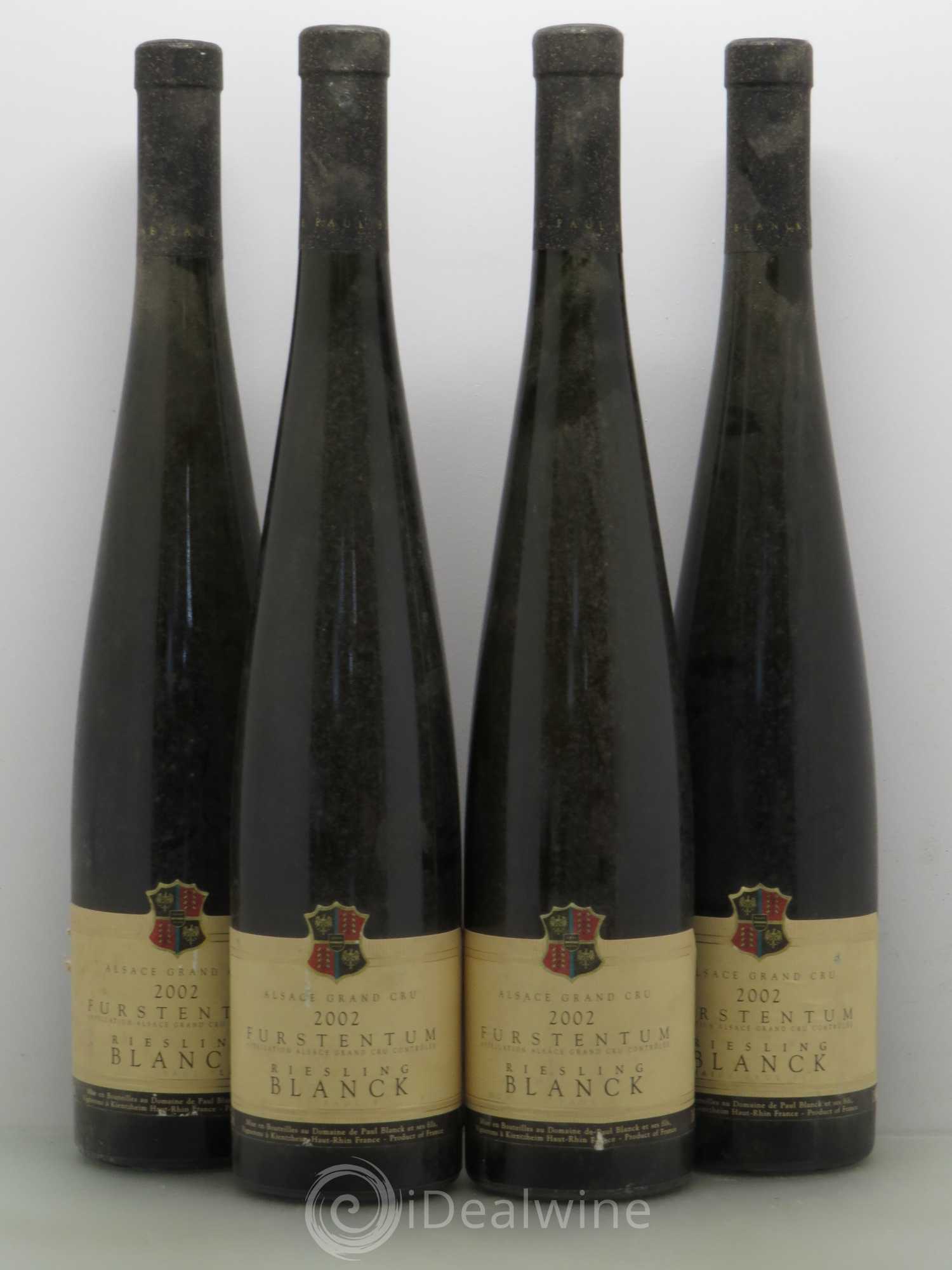 Riesling Grand Cru Furstentum - Blanck 2002 - Posten von 4 Flaschen - 0