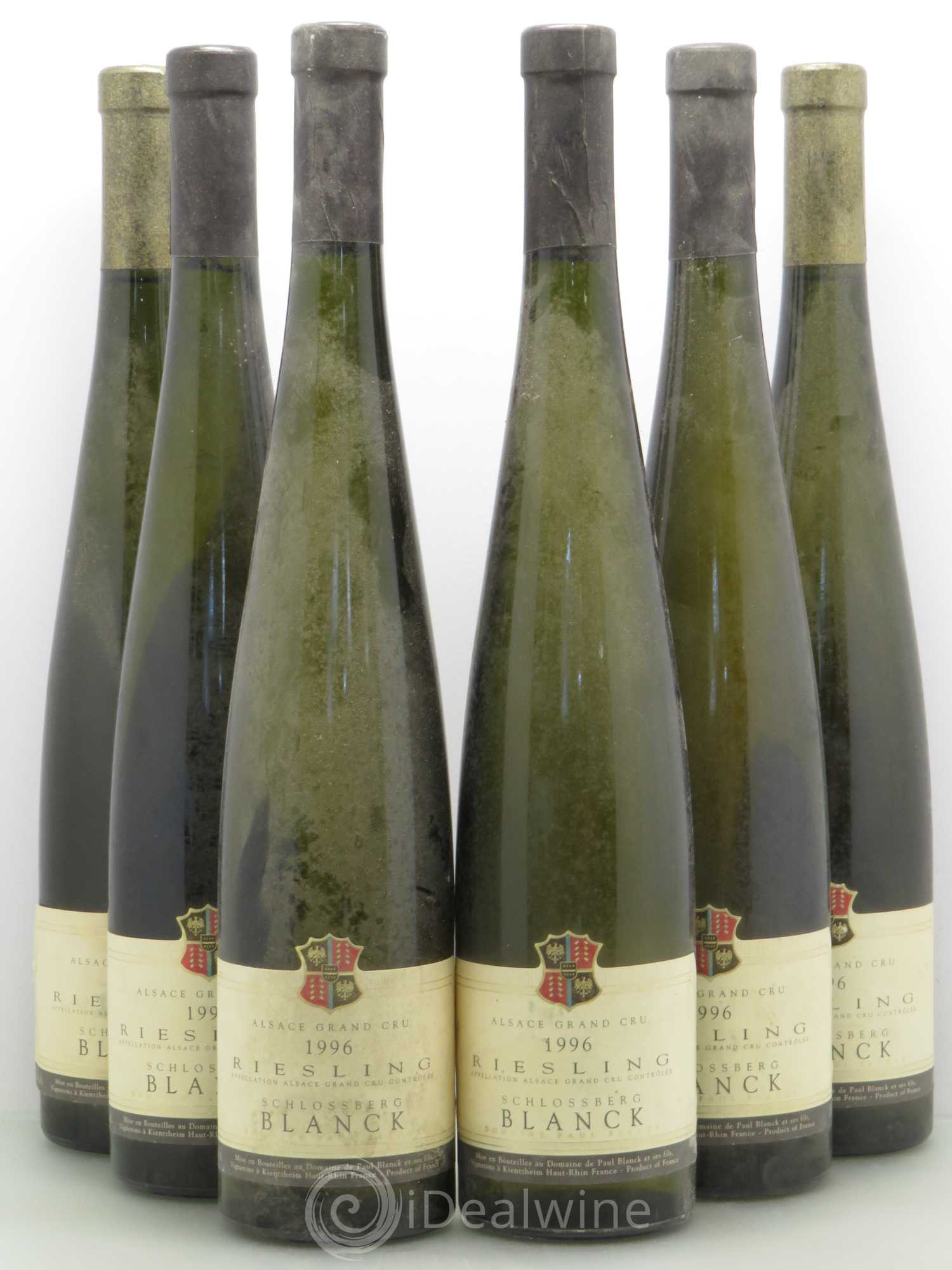 Riesling Grand Cru Schlossberg - Blanck 1996 - Posten von 6 Flaschen - 0