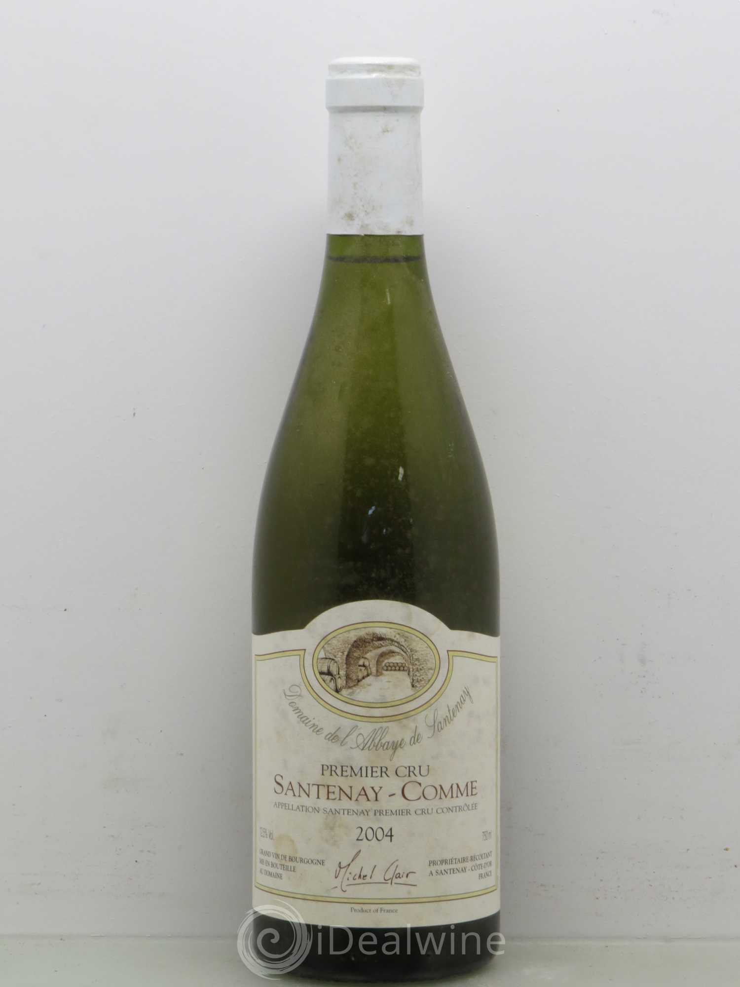 Santenay 1er Cru Comme Domaine de l'Abbaye de Santenay (sans prix de réserve) 2004 - Posten von 1 Flasche - 0