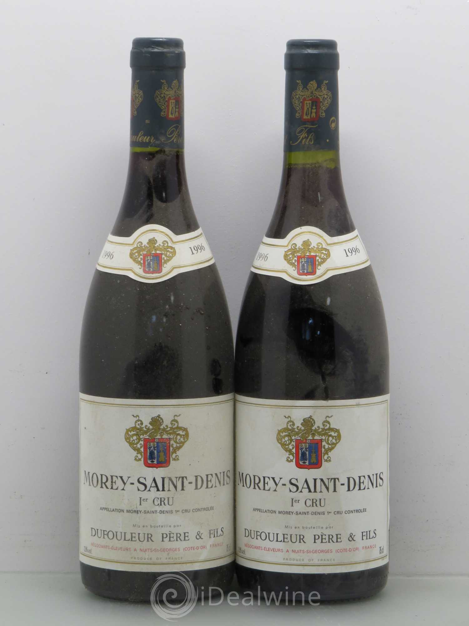 Morey-Saint-Denis 1er Cru Dufouleur 1996 - Lot de 2 bouteilles - 0