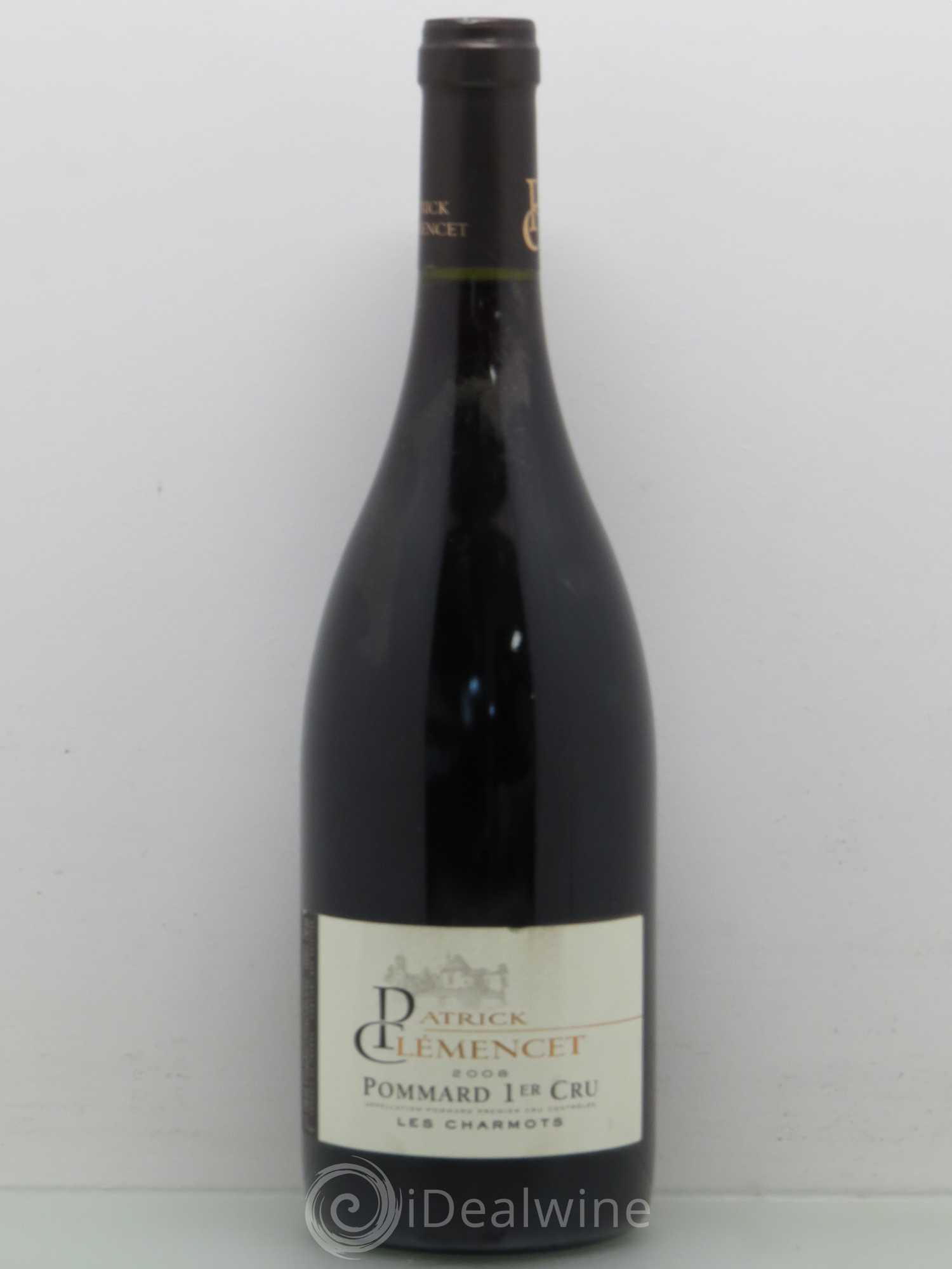 Pommard 1er Cru Les Charmots - Clemencet 2008 - Posten von 1 Flasche - 0