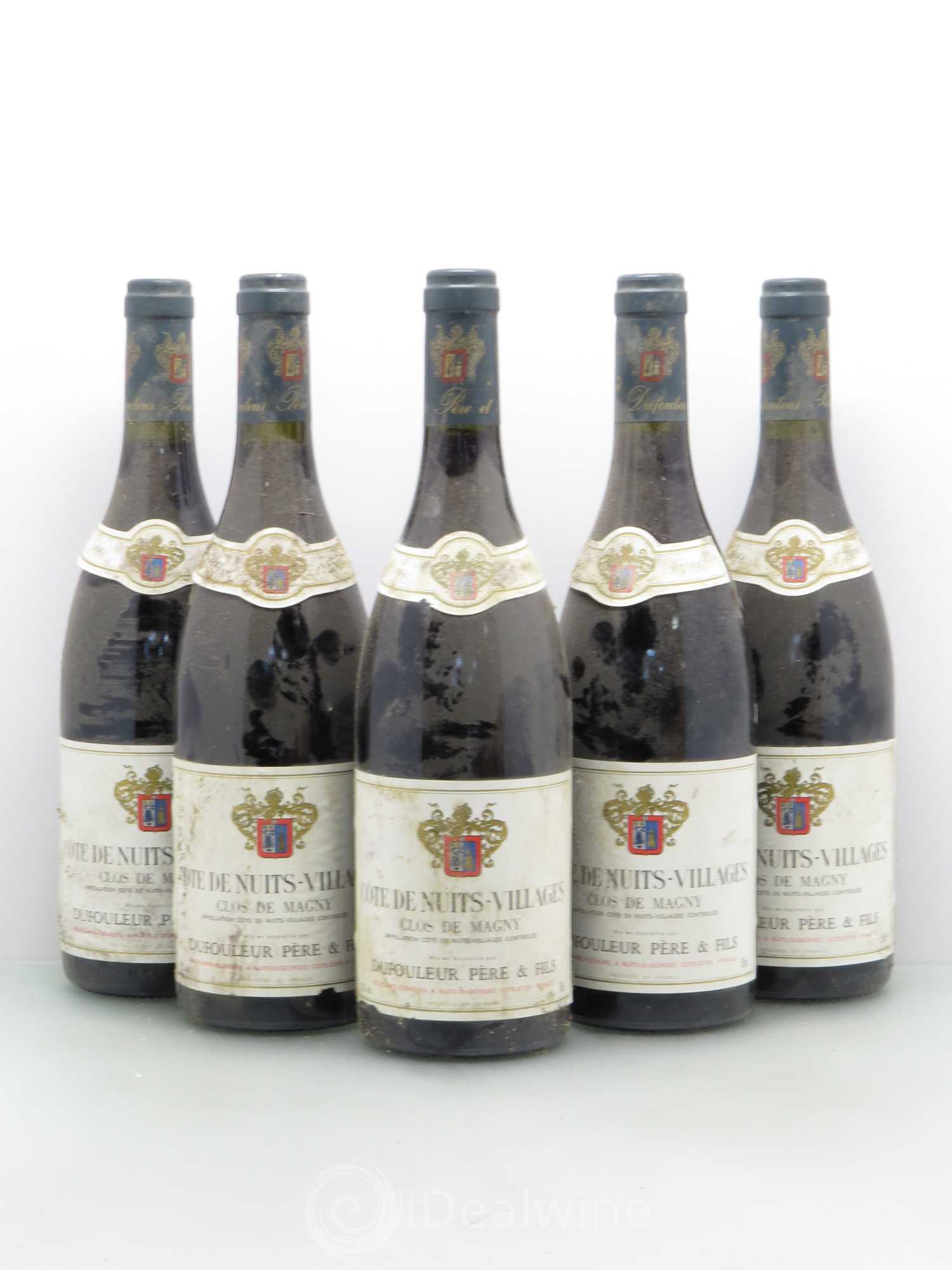 Côte de Nuits-Villages Clos de Magny Dufouleur 1999 - Posten von 5 Flaschen - 0