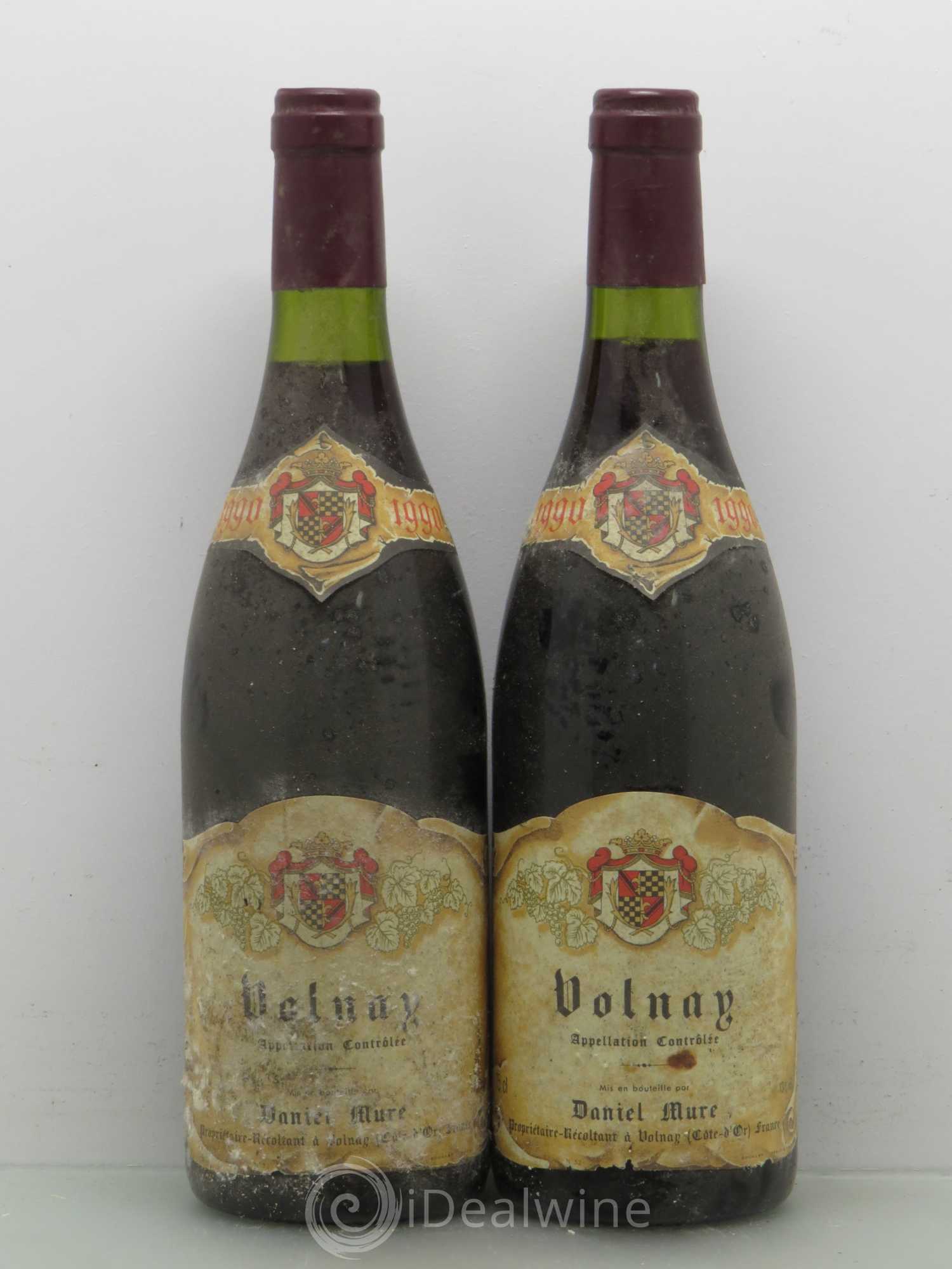 Volnay Daniel Mure 1990 - Lot de 2 bouteilles - 0