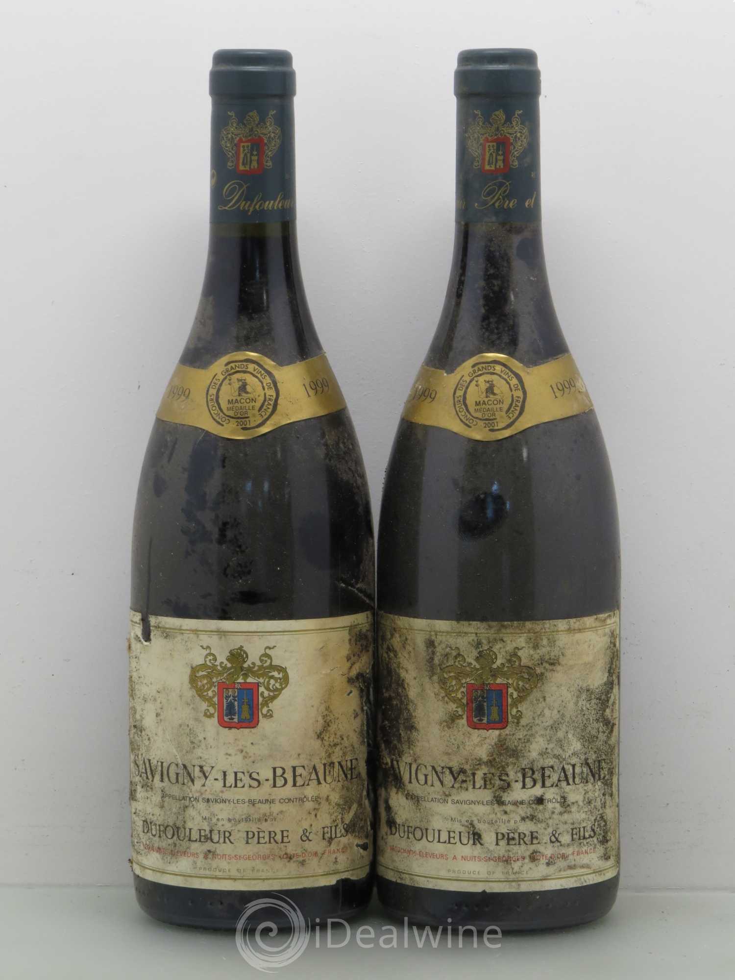 Savigny-lès-Beaune Dufouleur (sans prix de réserve) 1999 - Lot de 5 bouteilles - 2
