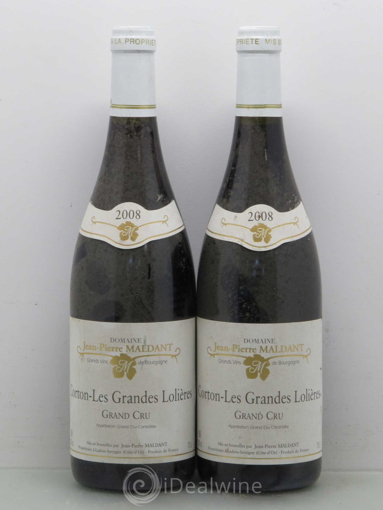 Corton Grand Cru Les Grandes Lolières Maldant (sans prix de réserve) 2008 - Posten von 2 Flaschen - 0
