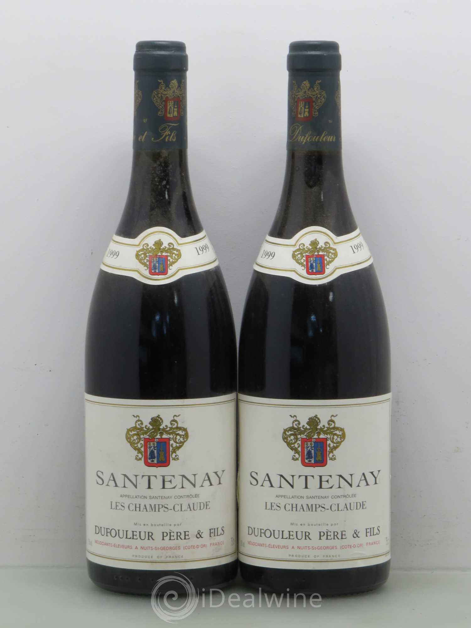 Santenay Les Champs Claude - Dufouleur 1999 - Posten von 2 Flaschen - 0