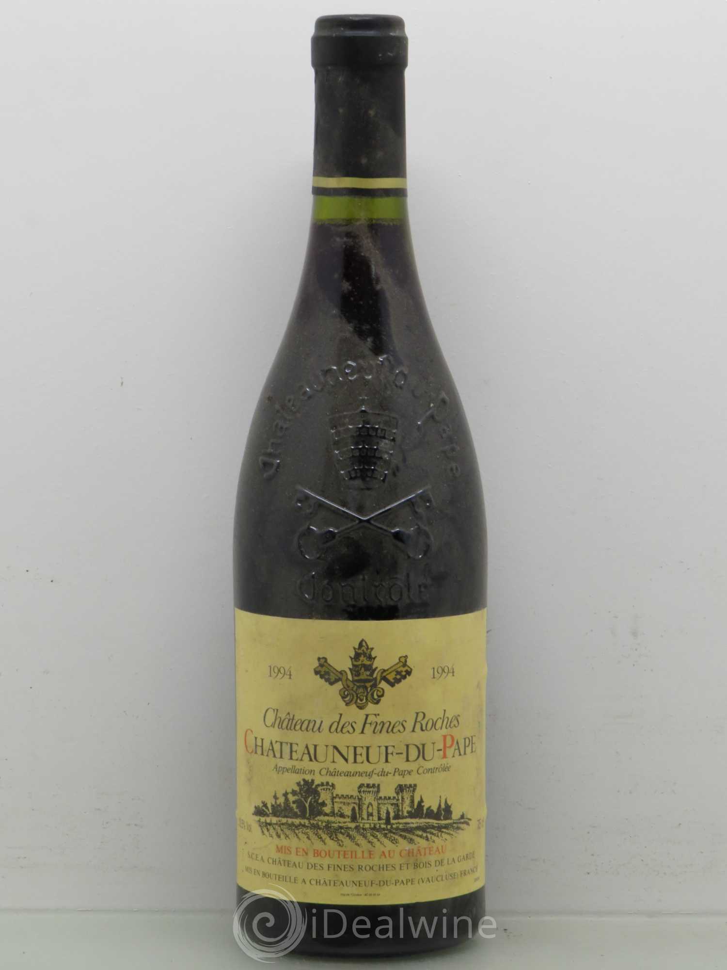 Châteauneuf-du-Pape Château des Fines Roches 1994 - Lot de 1 bouteille - 0