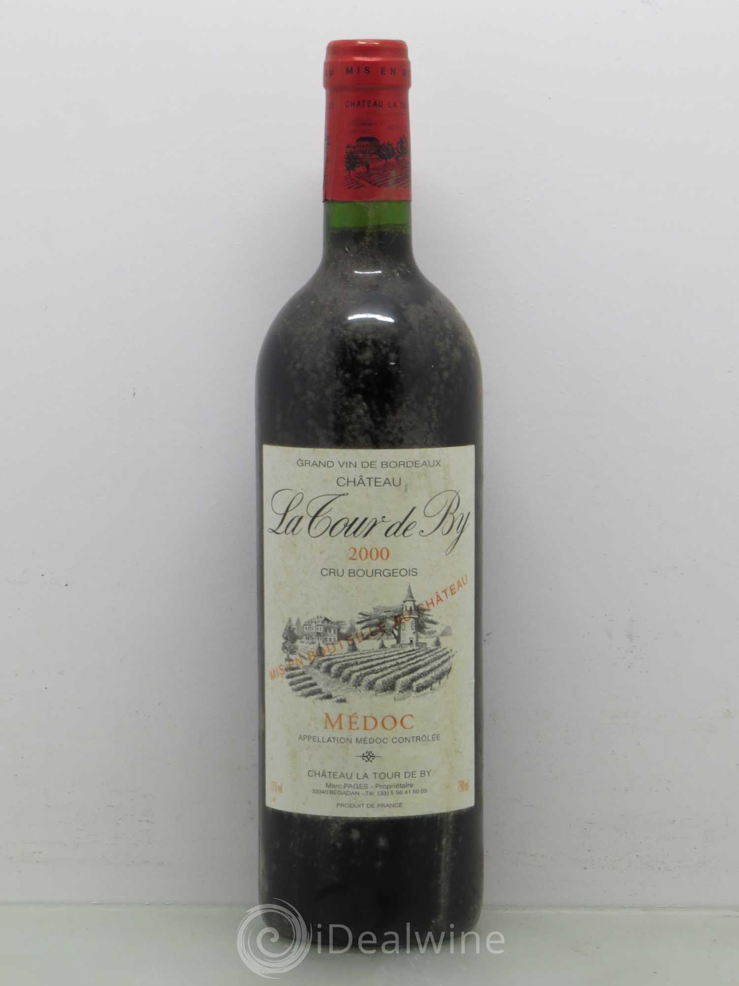 Château La Tour de By Cru Bourgeois 2000 - Lot de 1 bouteille - 0