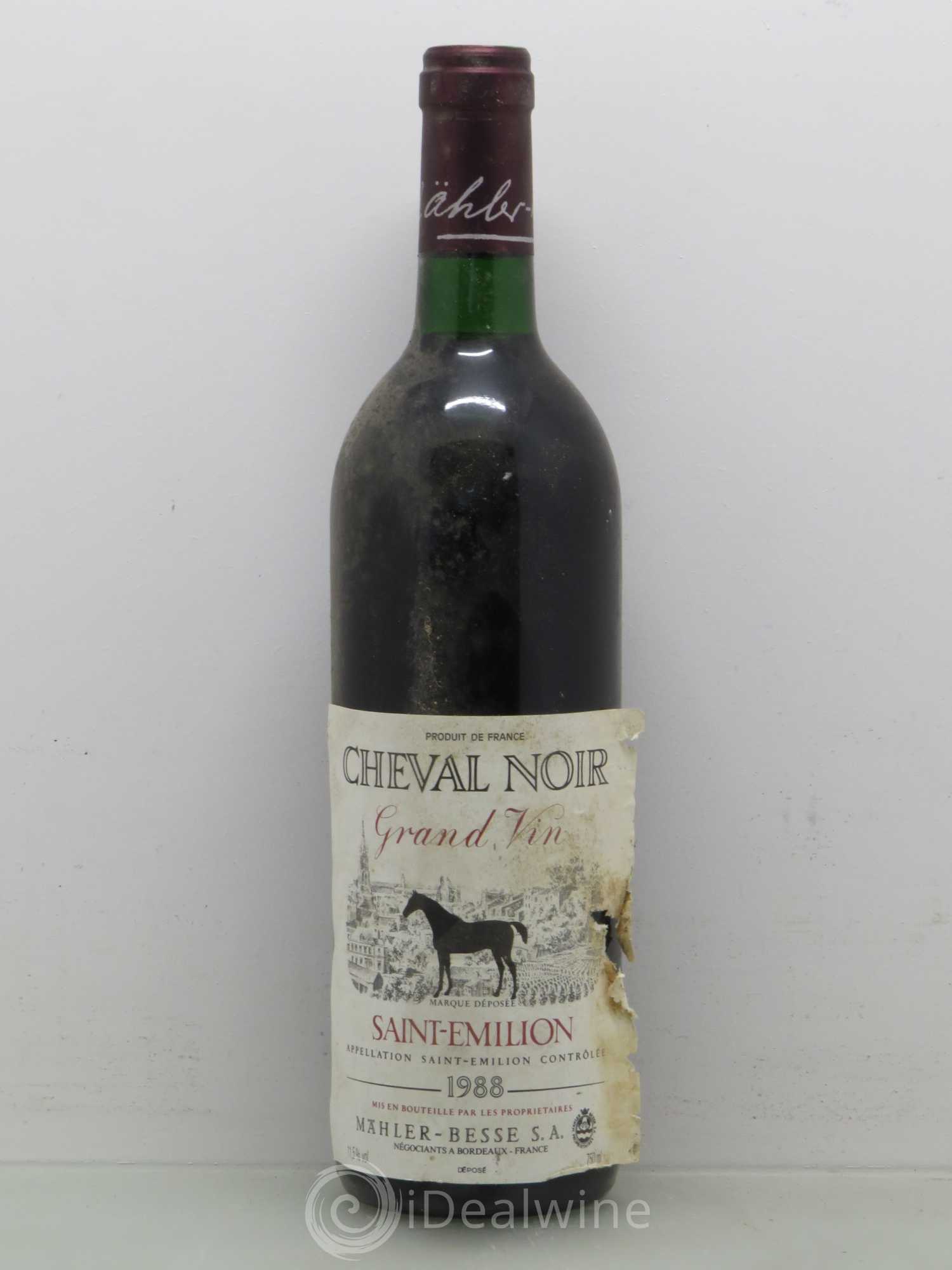 Château Cheval Noir (sans prix de réserve) 1988 - Lot de 1 bouteille - 0