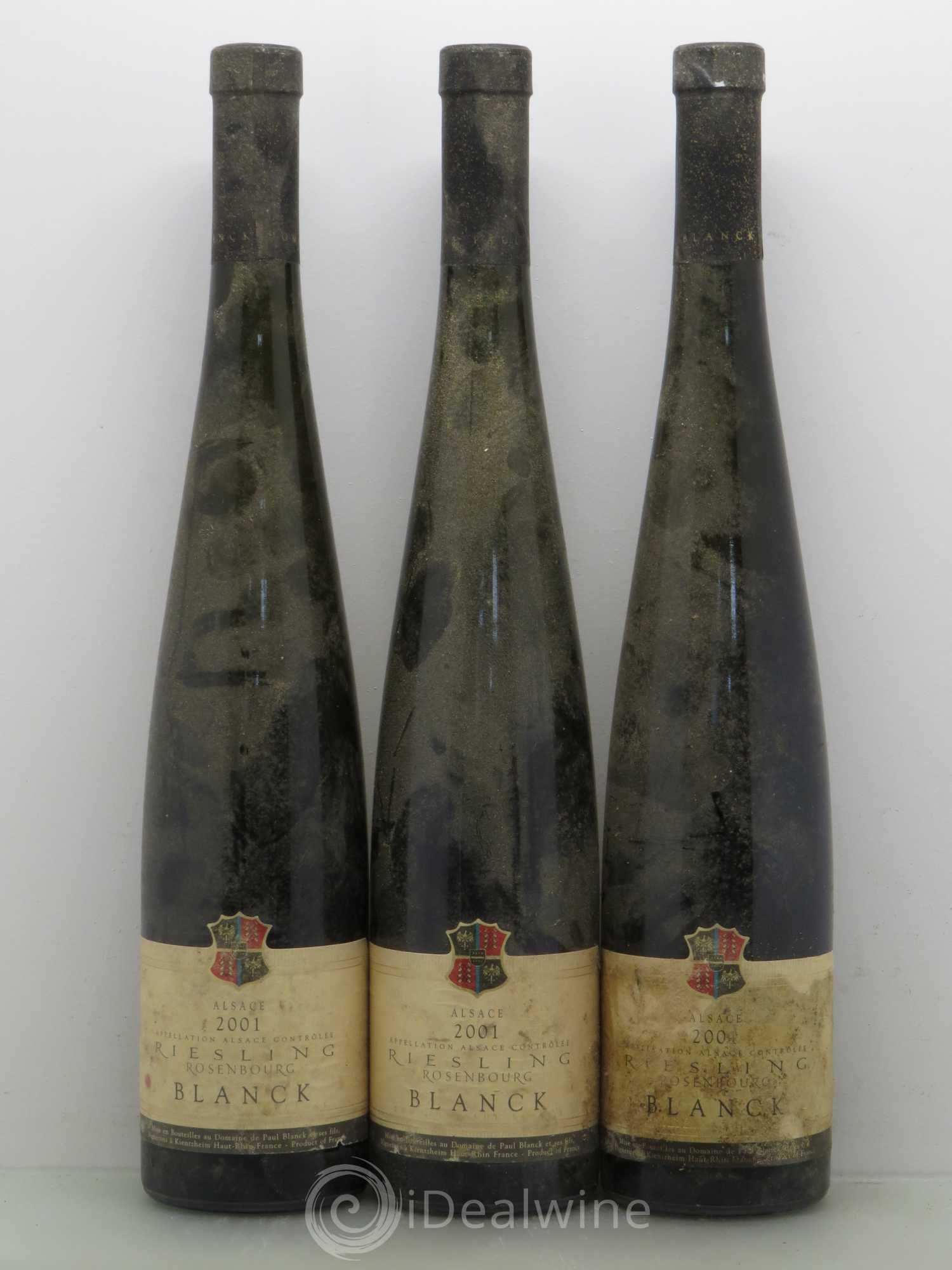 Riesling Rosenbourg - Blanck 2001 - Lotto di 6 bottiglie - 2