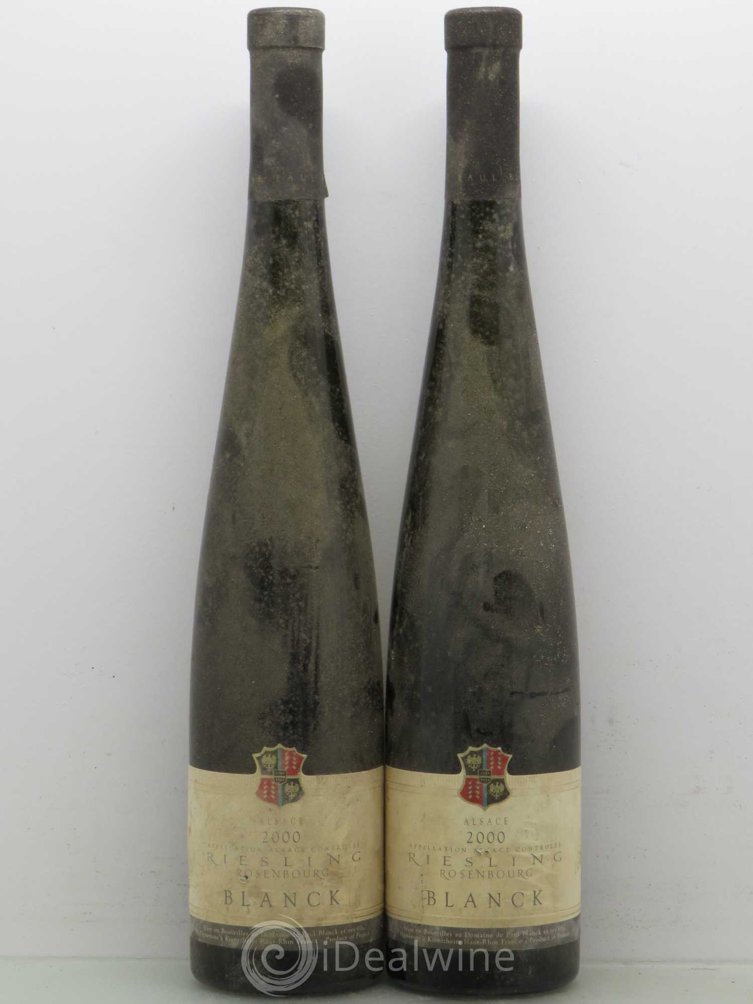Riesling Rosenbourg - Blanck 2000 - Lot de 2 bouteilles - 0