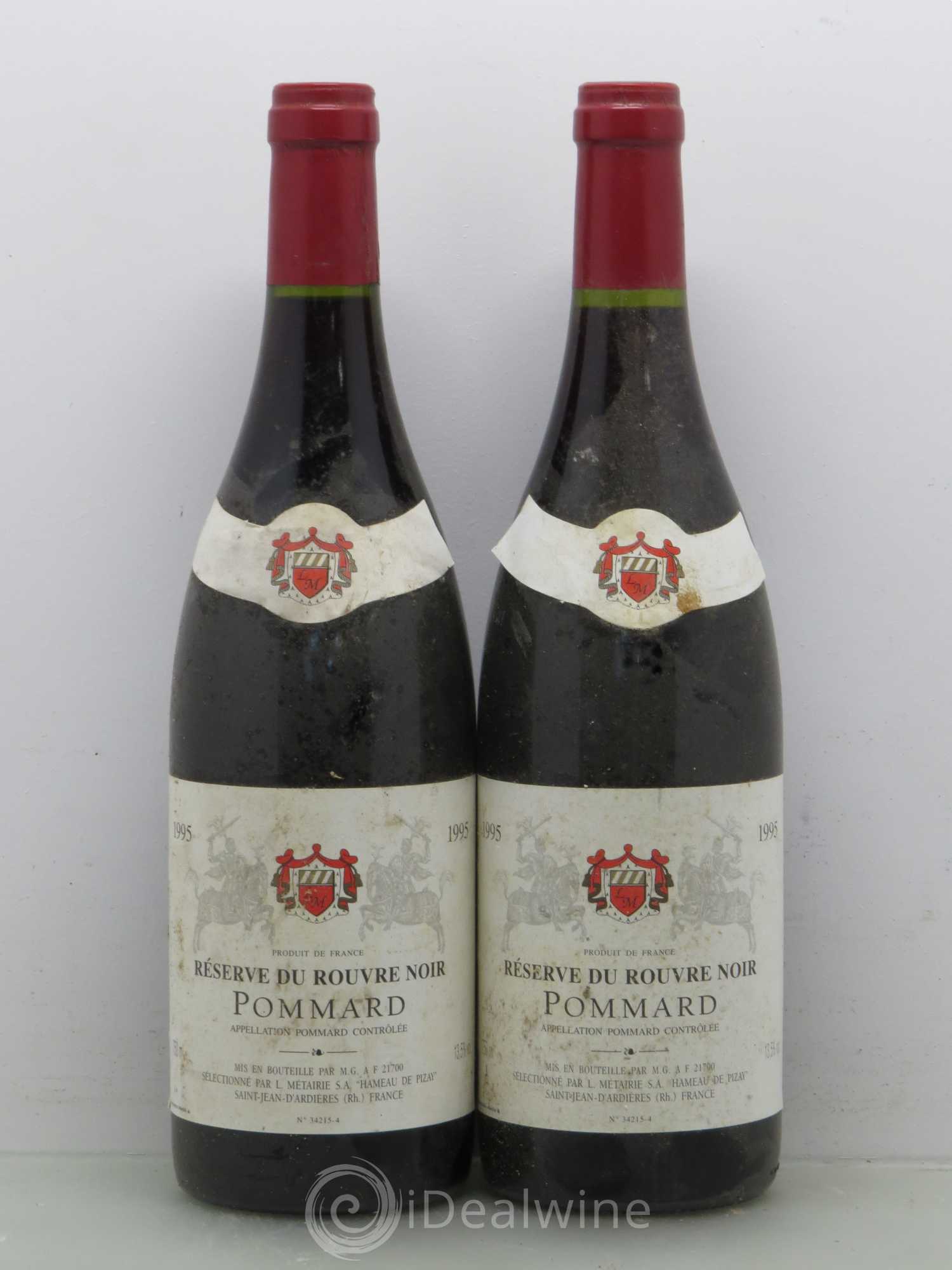 Pommard Reserve de Rouvre Noir 1995 - Posten von 5 Flaschen - 2