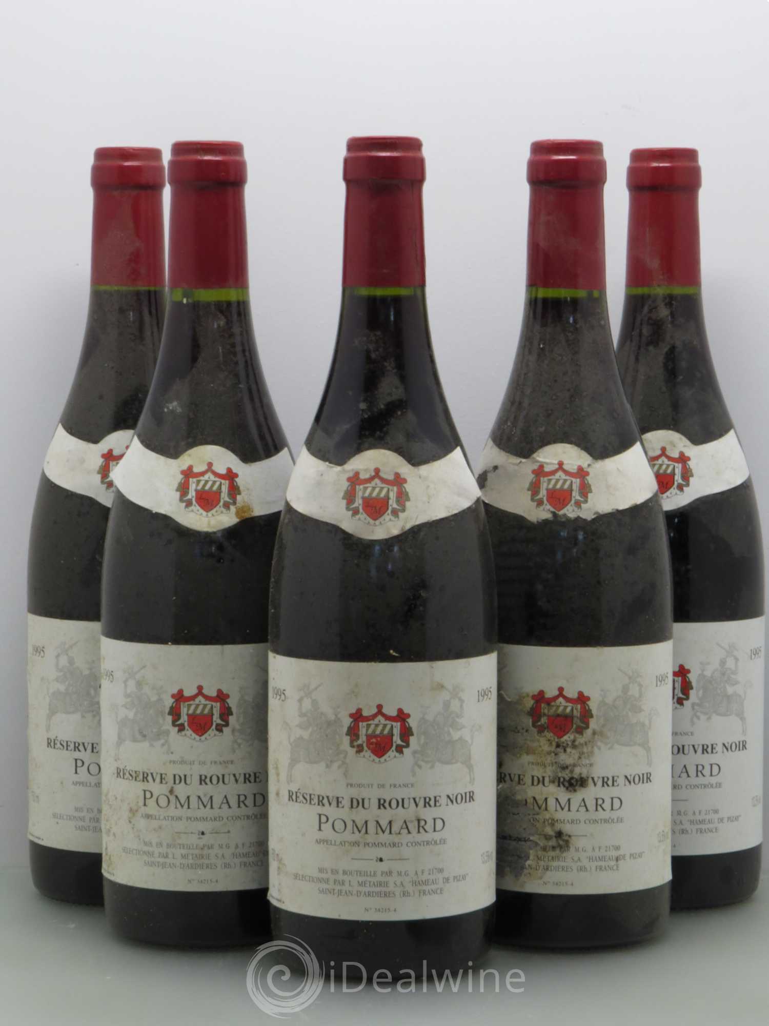 Pommard Reserve de Rouvre Noir 1995 - Posten von 5 Flaschen - 0
