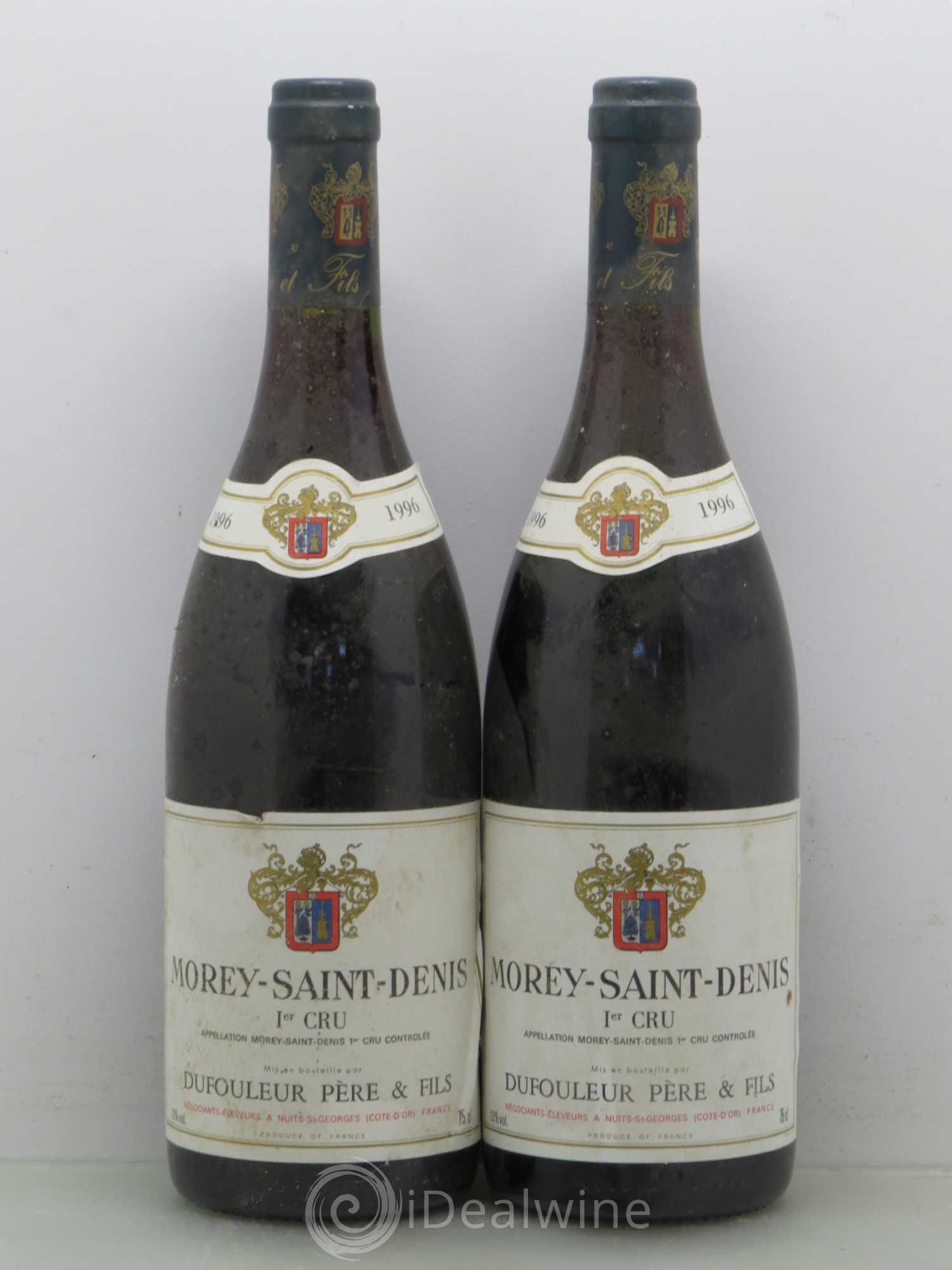 Morey-Saint-Denis 1er Cru Dufouleur 1996 - Lot de 2 bouteilles - 0