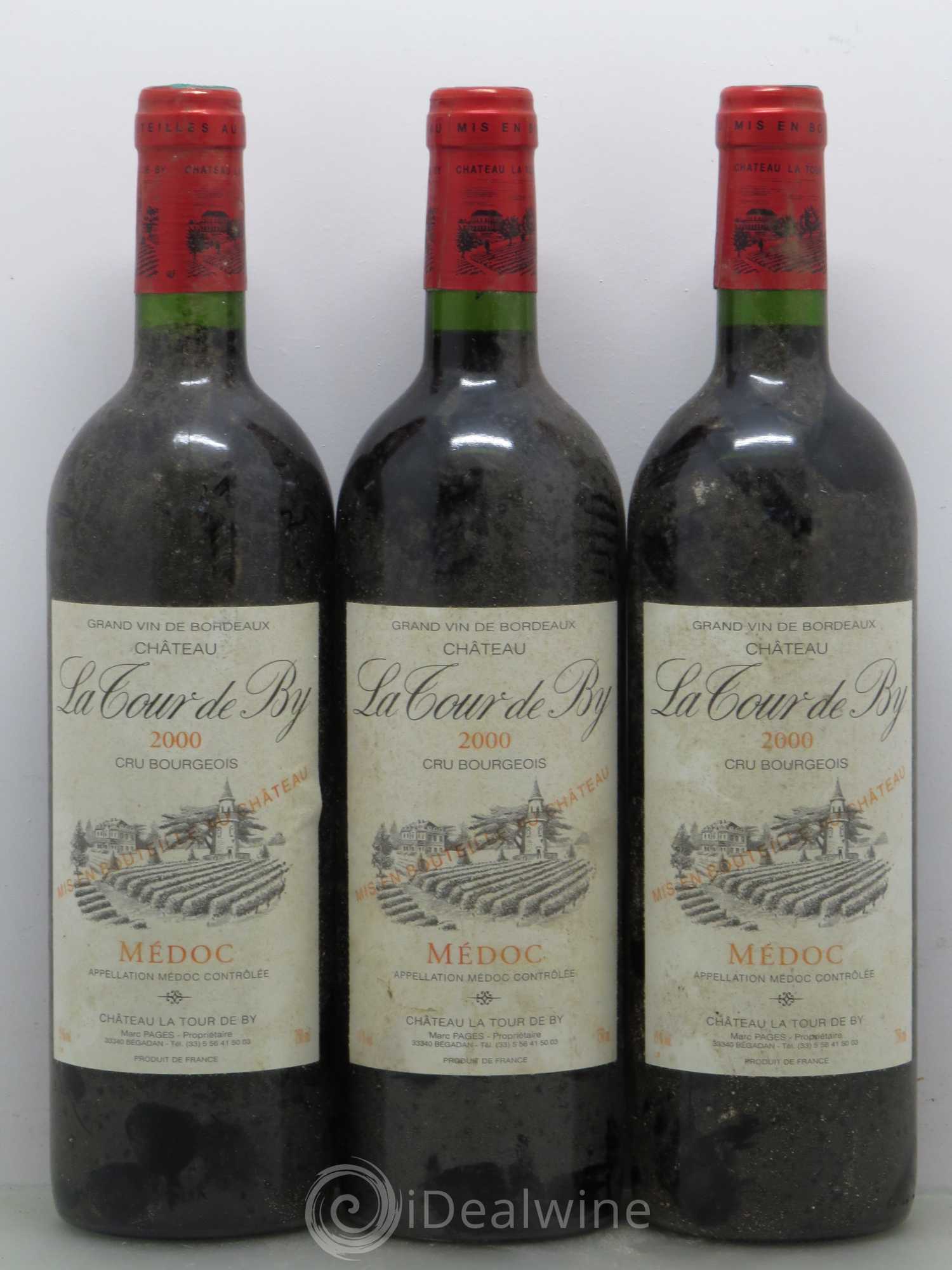 Château La Tour de By Cru Bourgeois 2000 - Lot de 12 bouteilles - 3