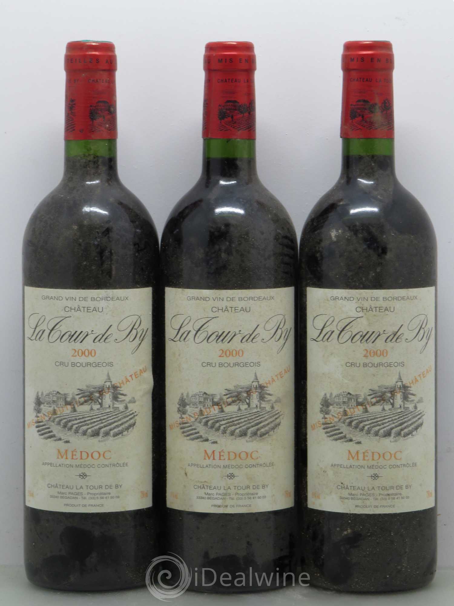 Château La Tour de By Cru Bourgeois 2000 - Lot de 12 bouteilles - 4