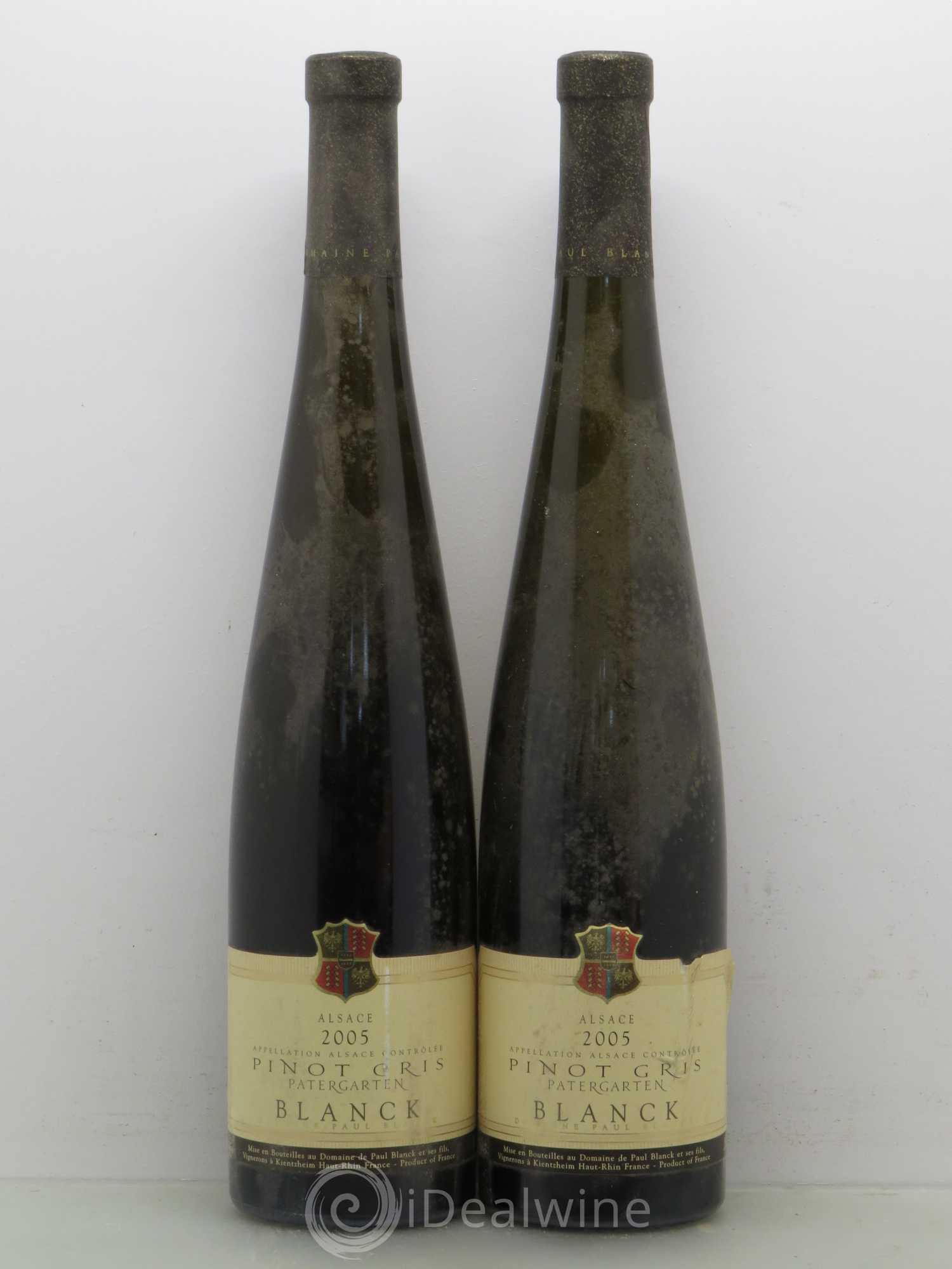 Pinot Gris Partergarten - Blanck 2005 - Posten von 2 Flaschen - 0