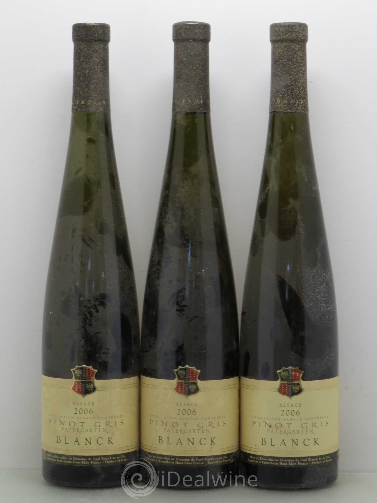 Pinot Gris Partergarten - Blanck 2006 - Posten von 3 Flaschen - 0
