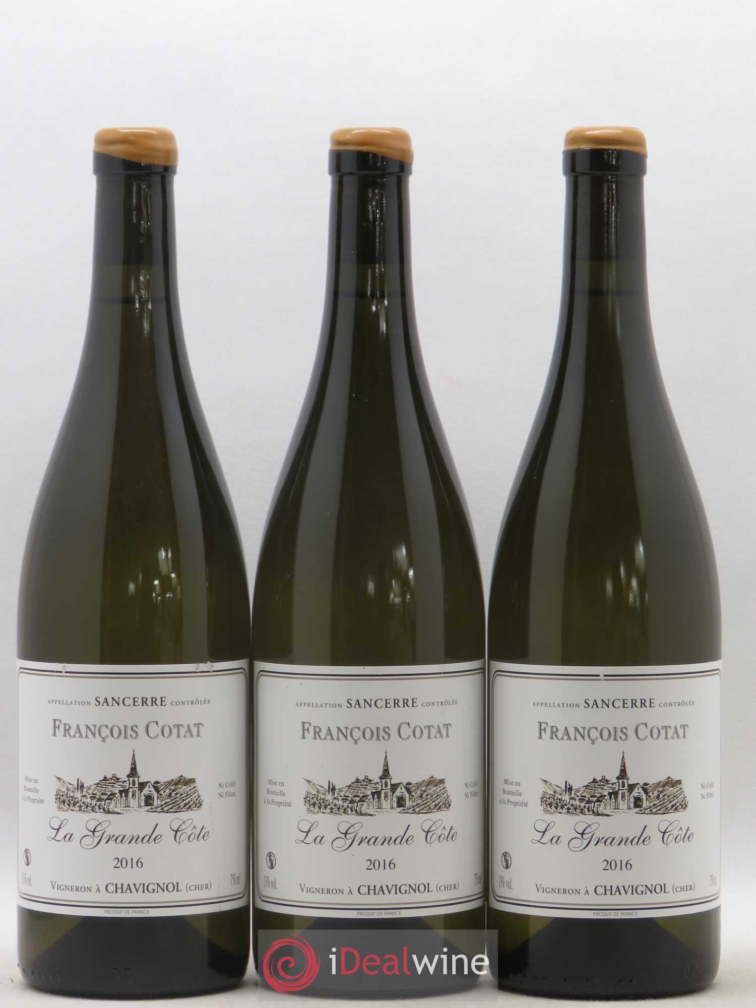 Sancerre La Grande Côte François Cotat 2016 - Lot de 3 bouteilles - 0