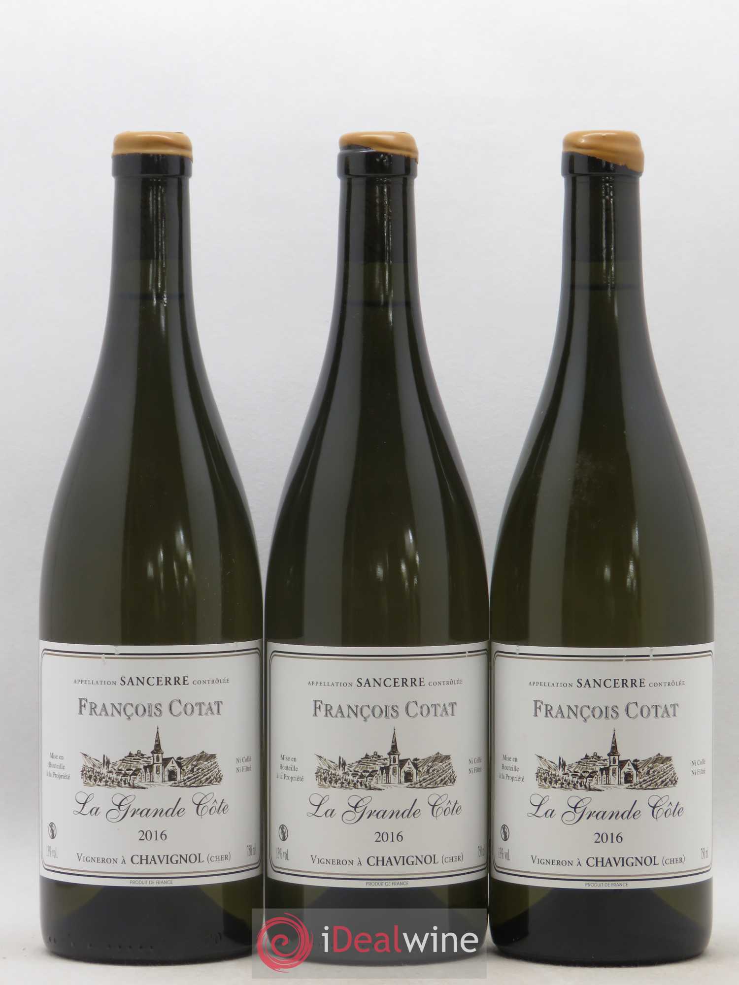 Sancerre La Grande Côte François Cotat 2016 - Lot de 3 bouteilles - 0