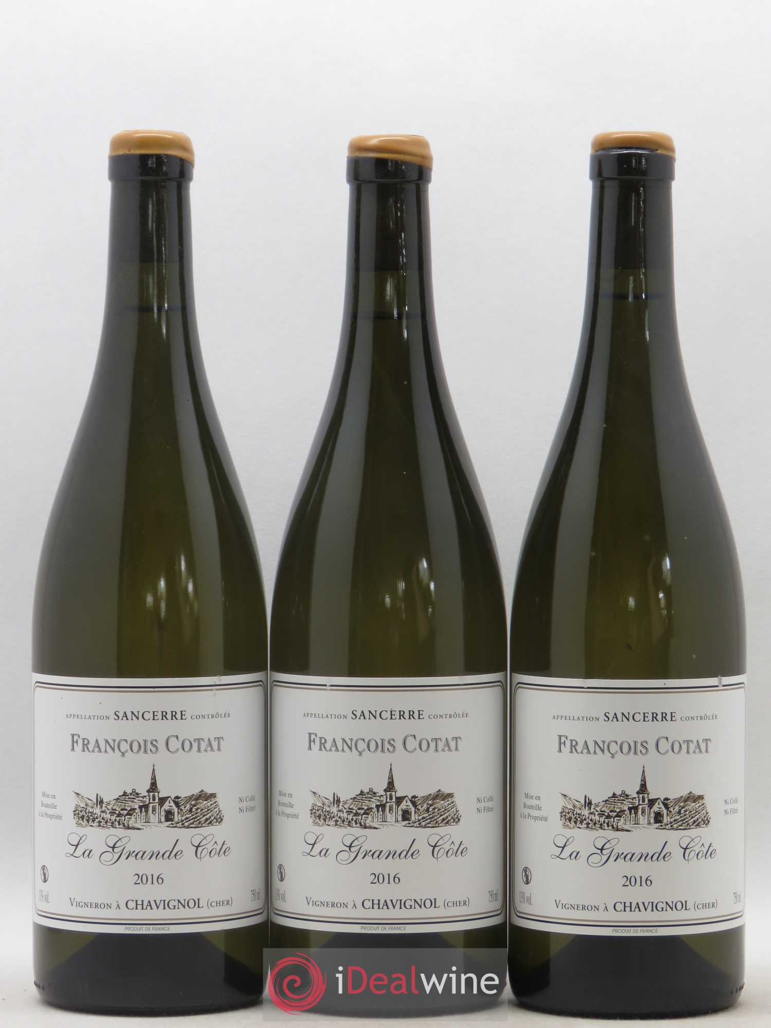 Sancerre La Grande Côte François Cotat 2016 - Lot de 3 bouteilles - 0