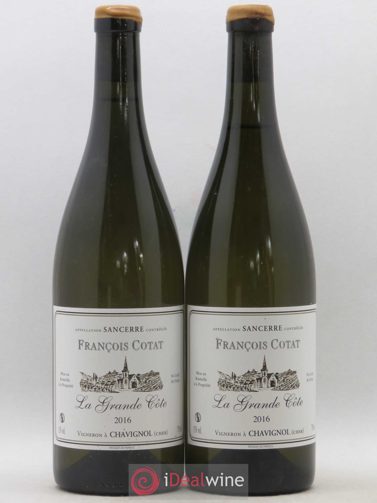 Sancerre La Grande Côte François Cotat 2016 - Lot de 2 bouteilles - 0
