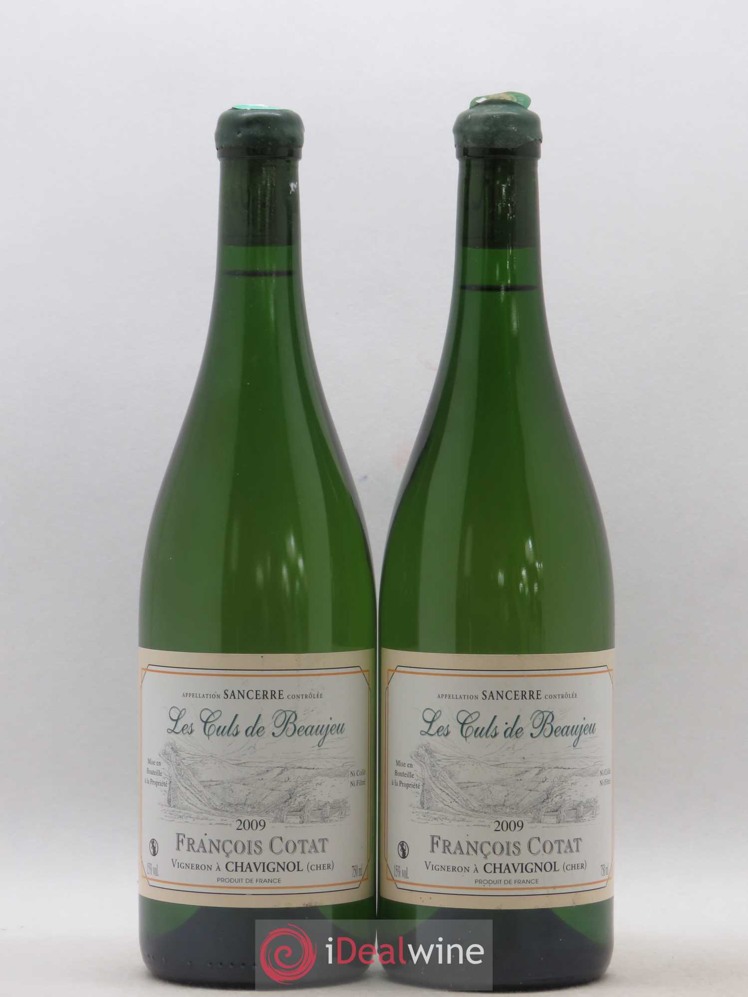 Sancerre Les Culs de Beaujeu François Cotat 2009 - Lot de 2 bouteilles - 0