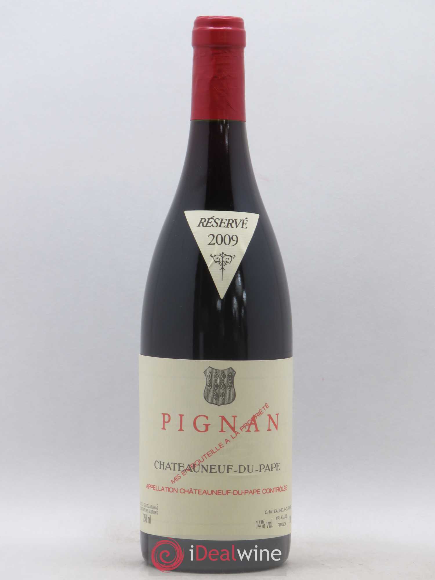 Châteauneuf-du-Pape Pignan Emmanuel Reynaud 2009 - Lot de 1 bouteille - 0